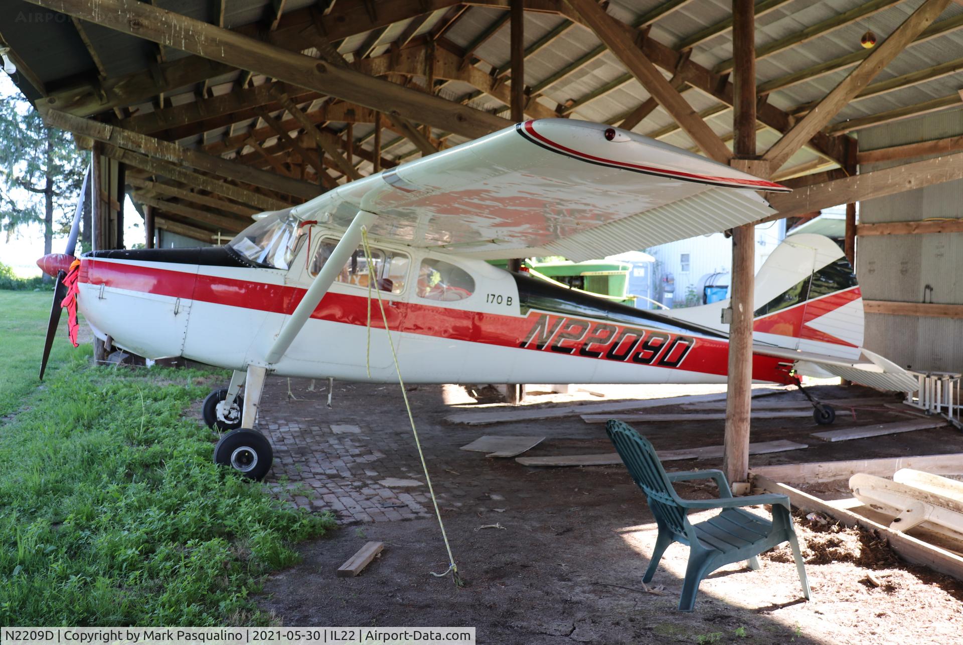 N2209D, 1952 Cessna 170B C/N 20361, Cessna 170B