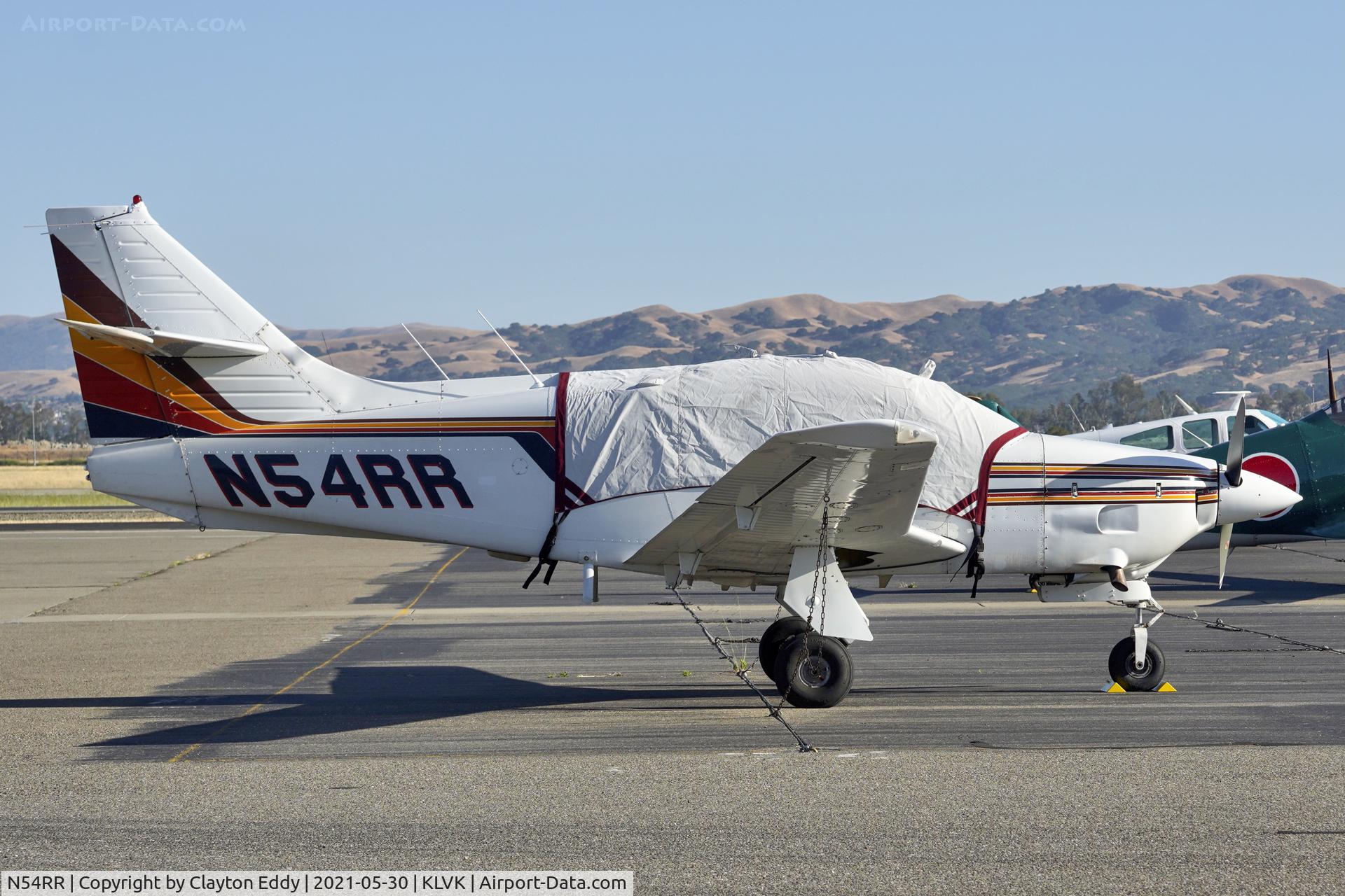 N54RR, 1976 Rockwell International 112TC Commander C/N 13107, Livermore Airport California 2021.