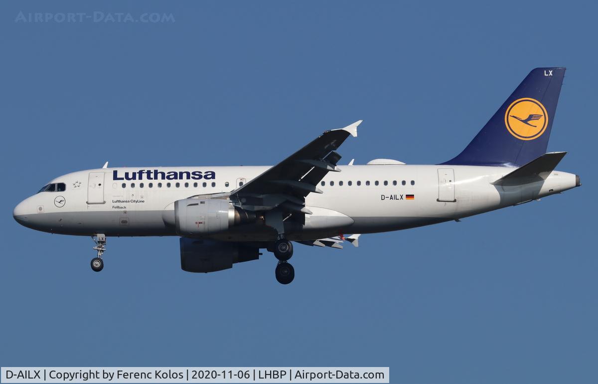 D-AILX, 1998 Airbus A319-114 C/N 860, lhbp