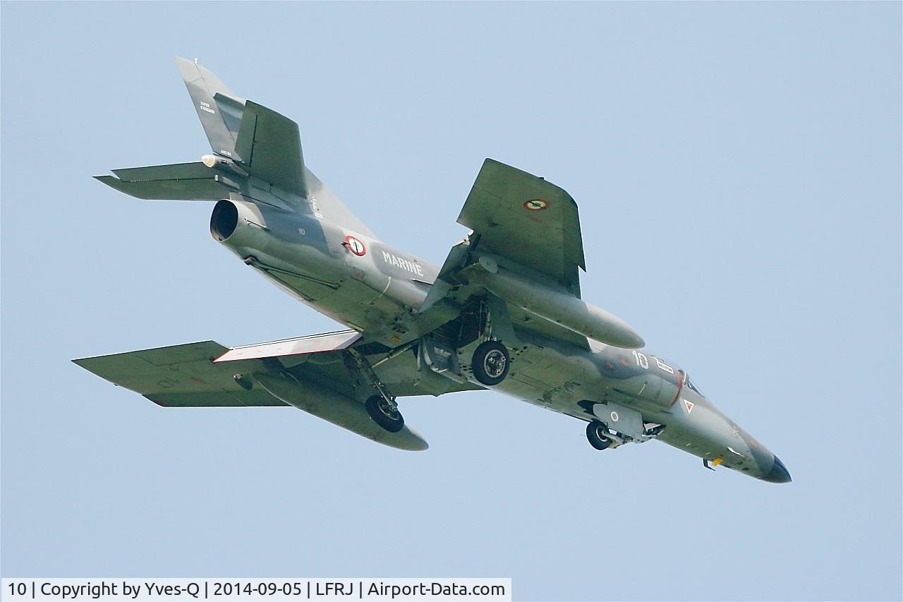 10, Dassault Super Etendard C/N 10, Dassault Super Etendard M (SEM), Go arround rwy 08, Landivisiau Naval Air Base (LFRJ)