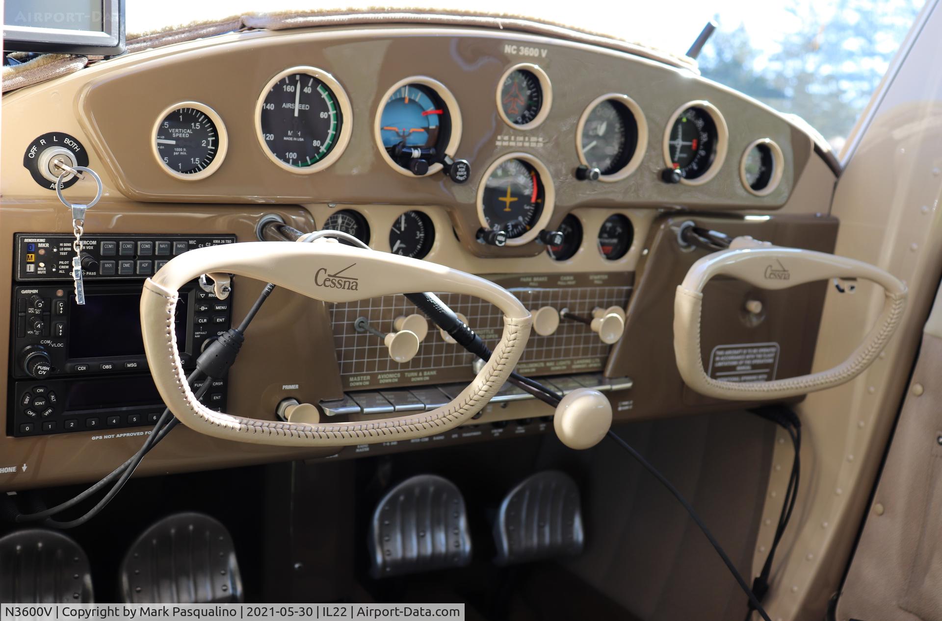 N3600V, 1948 Cessna 140 C/N 14868, Cessna 140