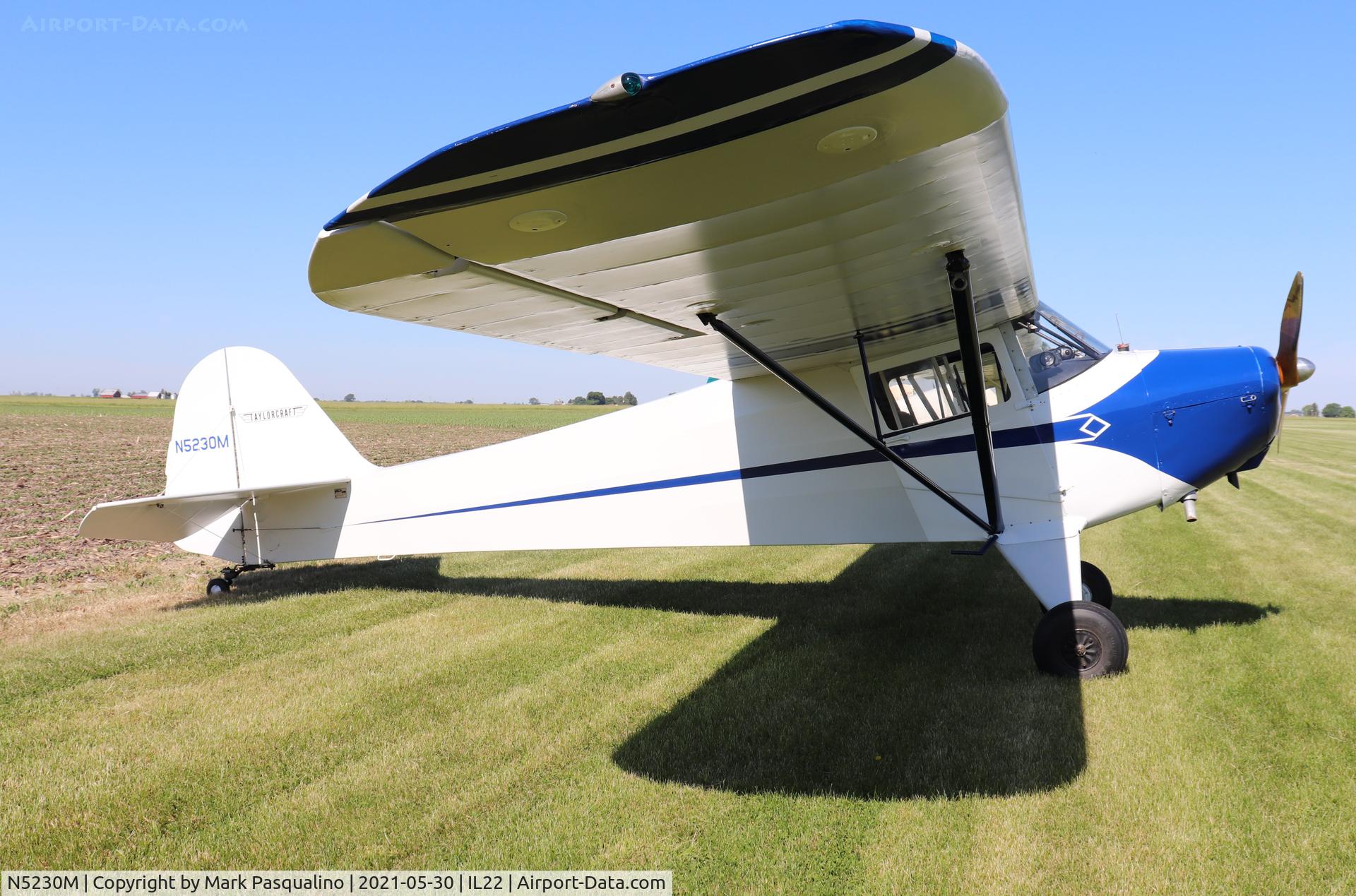 N5230M, 1947 Taylorcraft BC12-D C/N 10530, Taylorcraft BC12-D