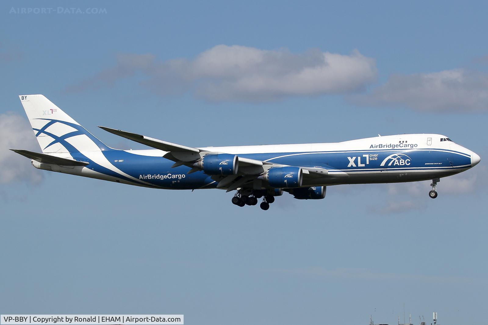 VP-BBY, 2017 Boeing 747-8F C/N 63781, at spl