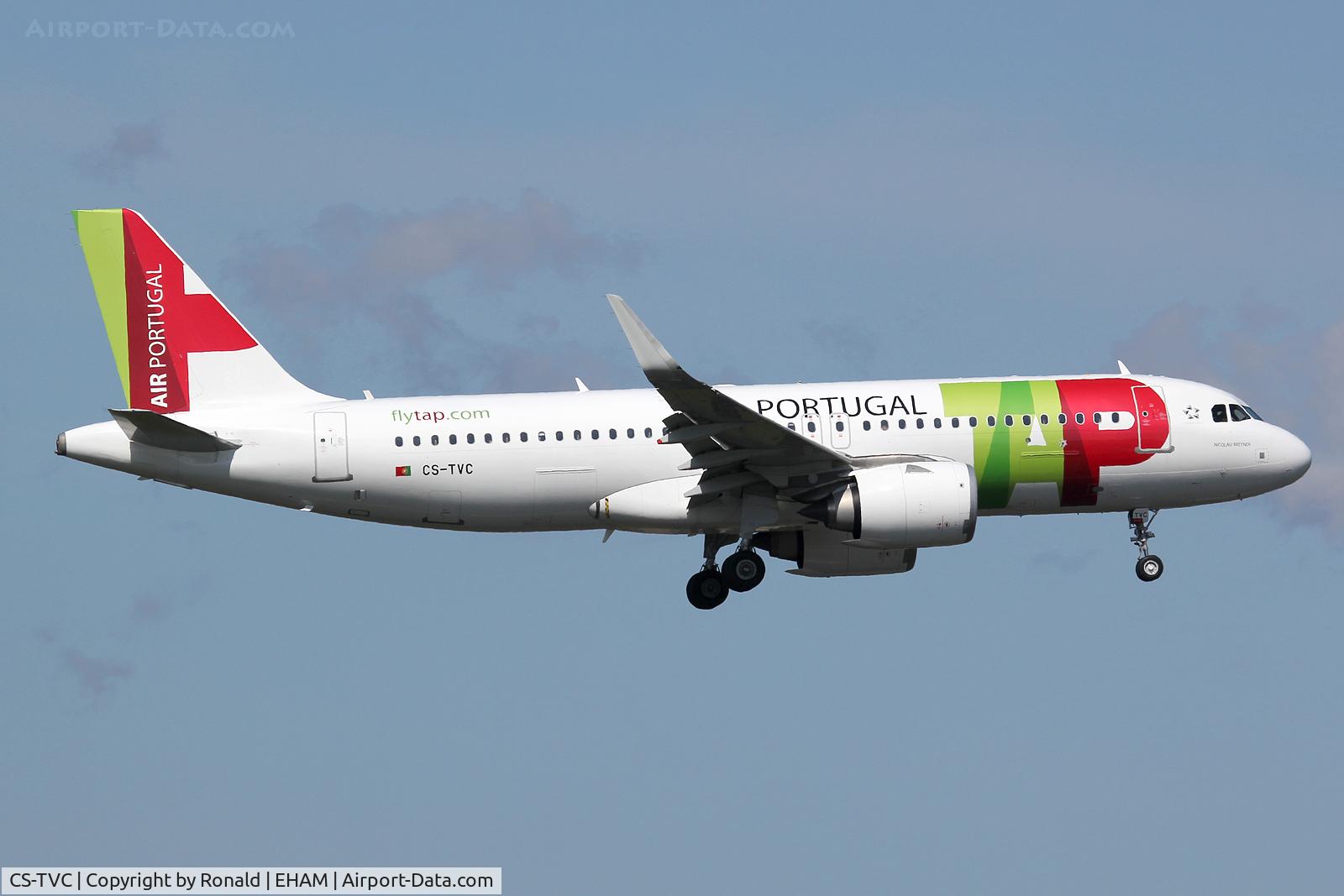 CS-TVC, 2019 Airbus A320-251NEO C/N 8831, at spl