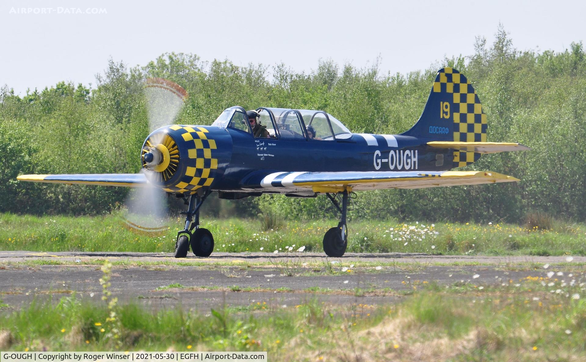 G-OUGH, 1987 Bacau Yak-52 C/N 877404, Resident Yak-52.