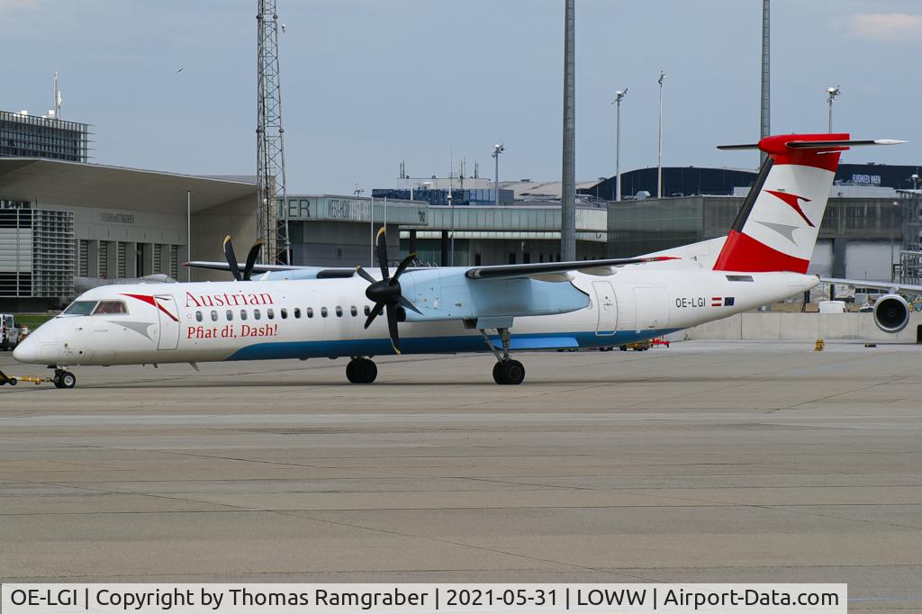OE-LGI, 2004 De Havilland Canada DHC-8-402Q Dash 8 C/N 4100, Austrian Airlines De Havilland Canada Dash 8-402Q