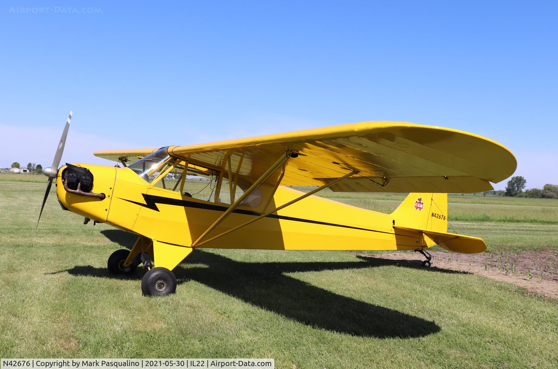 N42676, 1945 Piper J3C-65 Cub C/N 14969, Piper J3C-65