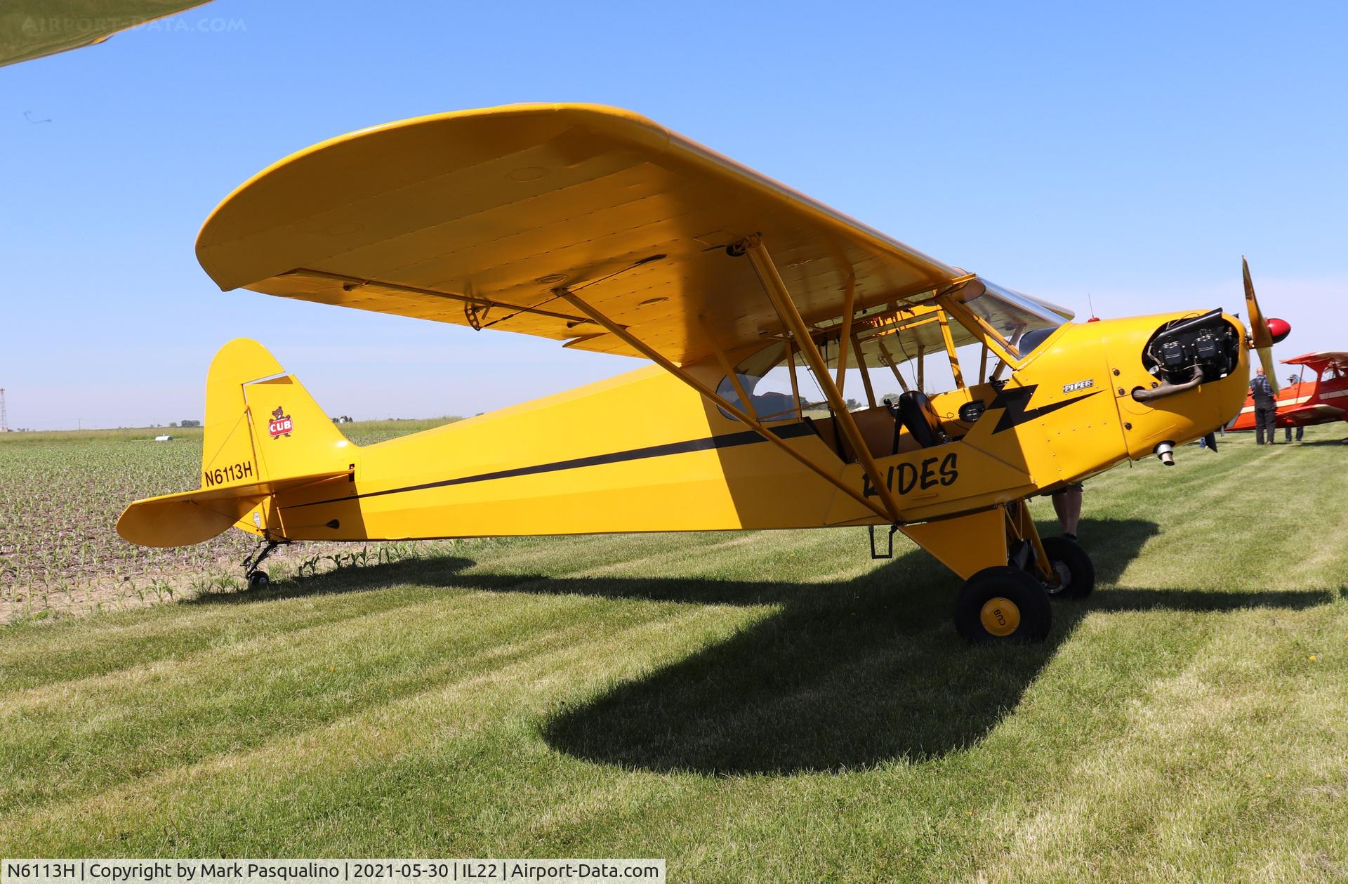 N6113H, 1946 Piper J3C-65 Cub C/N 19274, Piper J3C-65