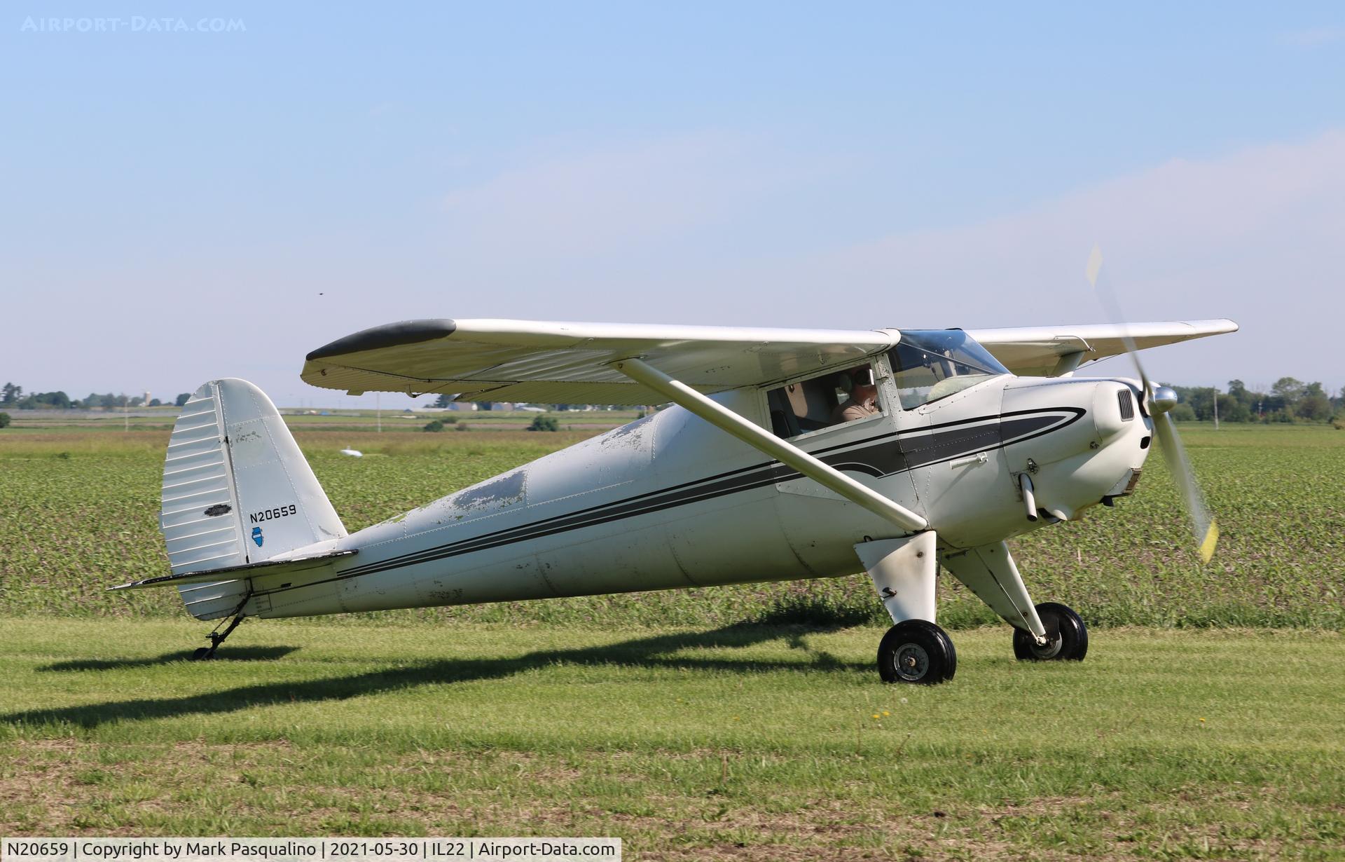 N20659, 1938 Luscombe 8A C/N 822, Luscombe 8A
