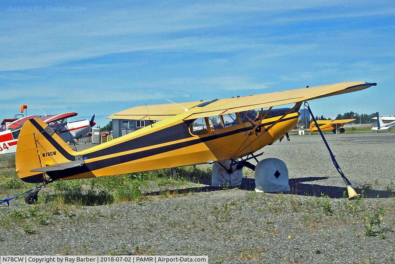 N78CW, Piper PA-12 Super Cruiser C/N 12-1907, N78CW   Piper PA-12 Super Cruiser [12-1907] Anchorage-Merrill Field~N 02/07/2018