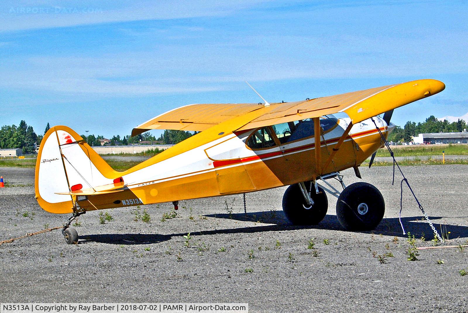 N3513A, 1953 Piper PA-22 C/N 22-1785, N3513A   Piper PA-22-150 Tri-Pacer [22-1785] Anchorage-Merrill Field~N 02/07/2018