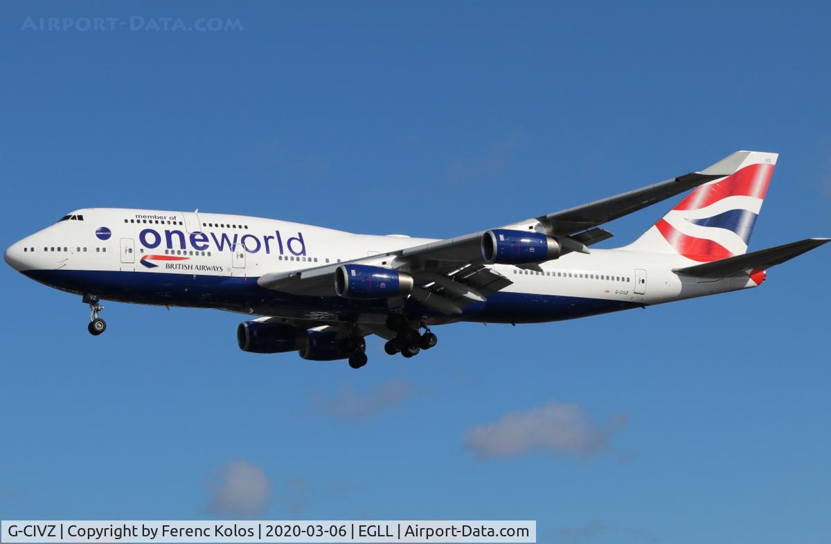 G-CIVZ, 1998 Boeing 747-436 C/N 28854, egll