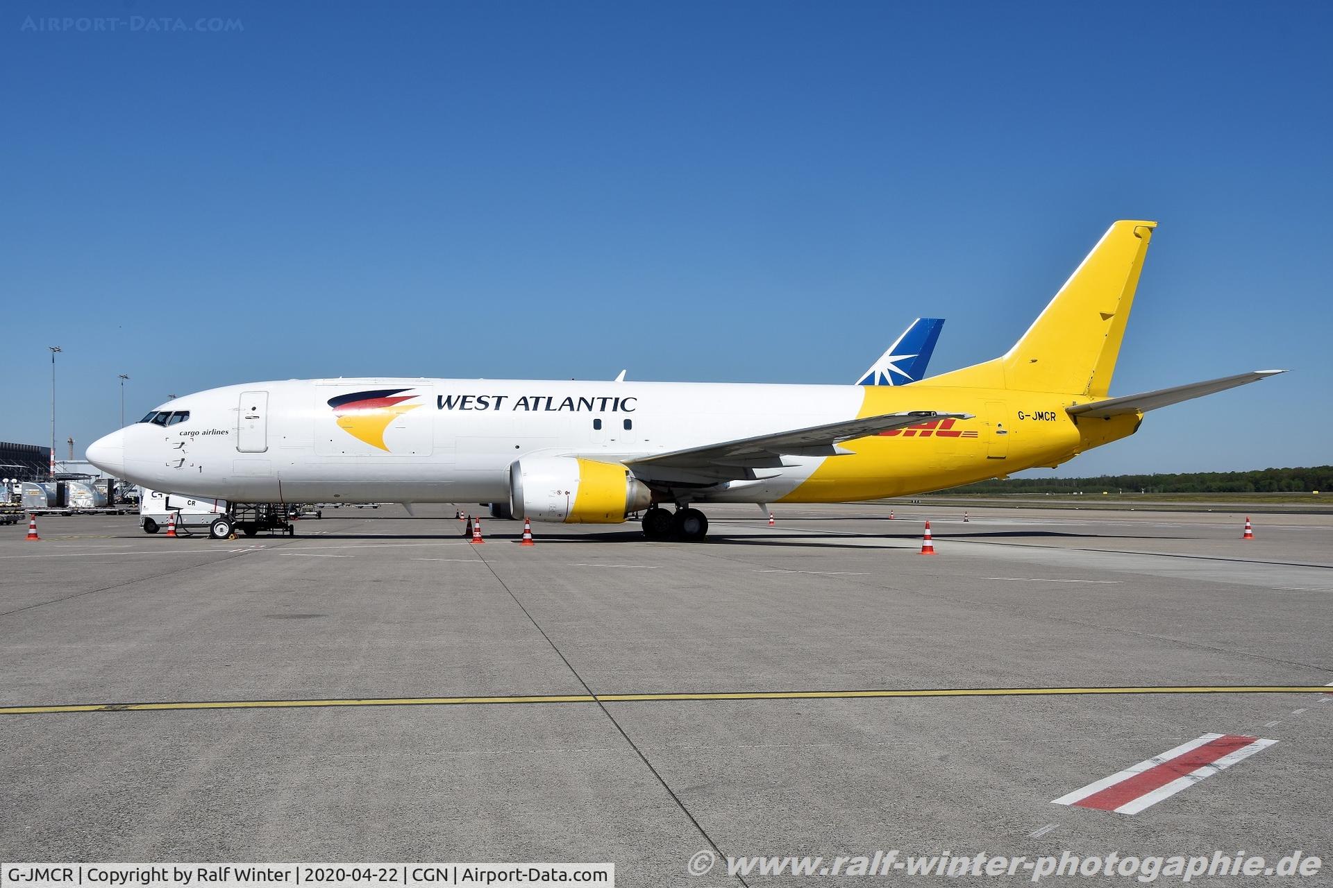 G-JMCR, 1992 Boeing 737-4Q8(SF) C/N 25372, Boeing 737-4Q8(SF) - NPT West Allantic opf DHL - 25372 - G-JMCR - 22.04.2020 - CGN