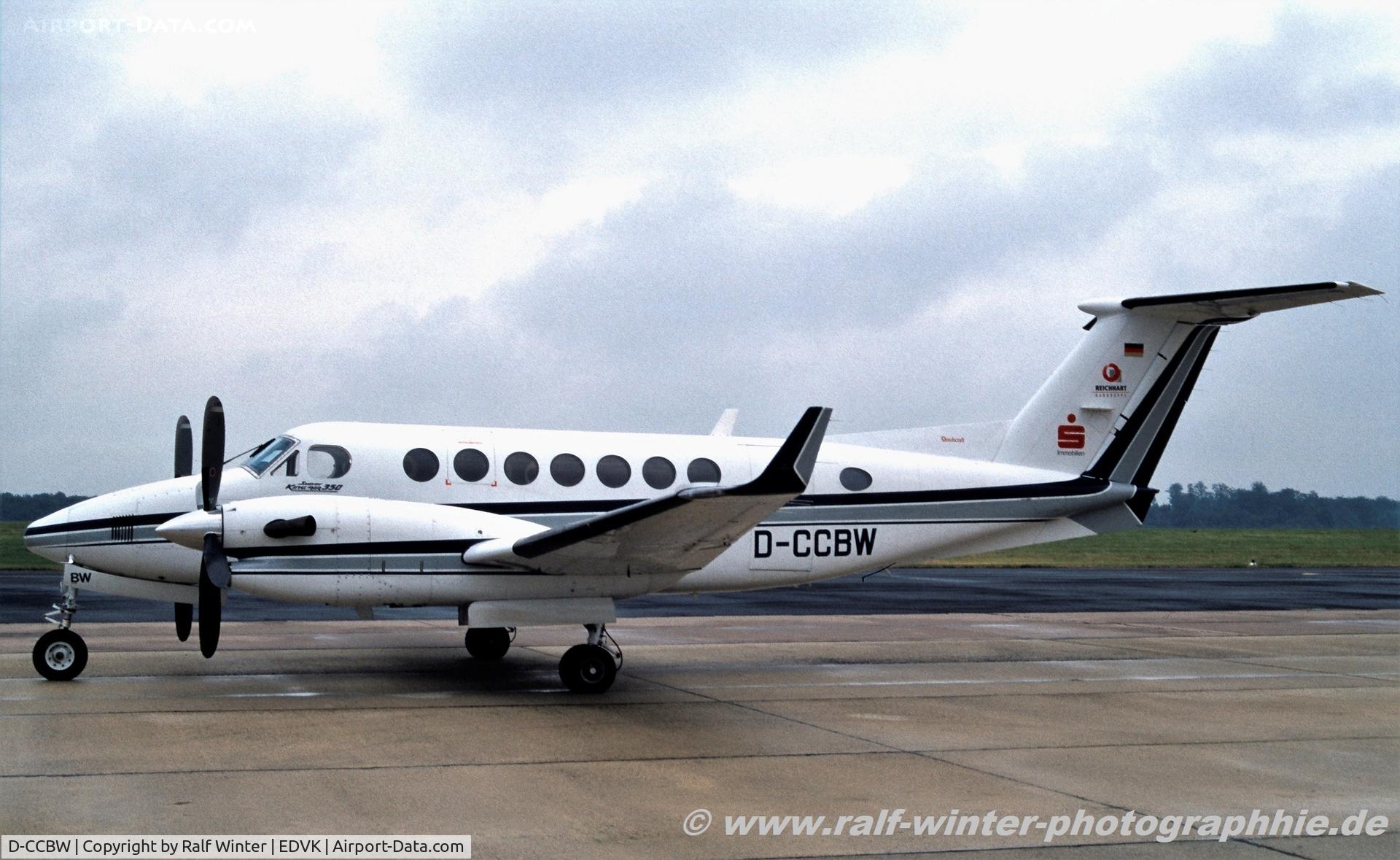 D-CCBW, Beech B300 Super Kking Air King Air C/N FL-46, Beech B300 Super King Air - Private - FL-46 - D-CCBW - 1997 - EDVK