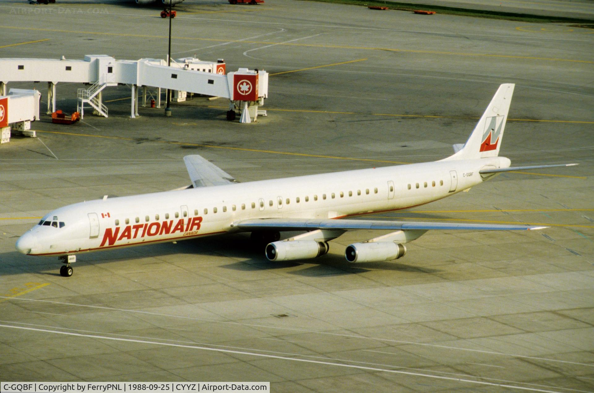 C-GQBF, 1970 Douglas DC-8-63 C/N 46116, Nationair DC-8-63