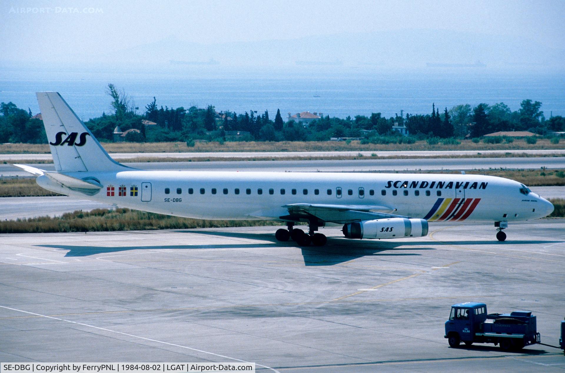 SE-DBG, 1967 Douglas DC-8-62 C/N 45921, Arrival of SAS DC-8-62