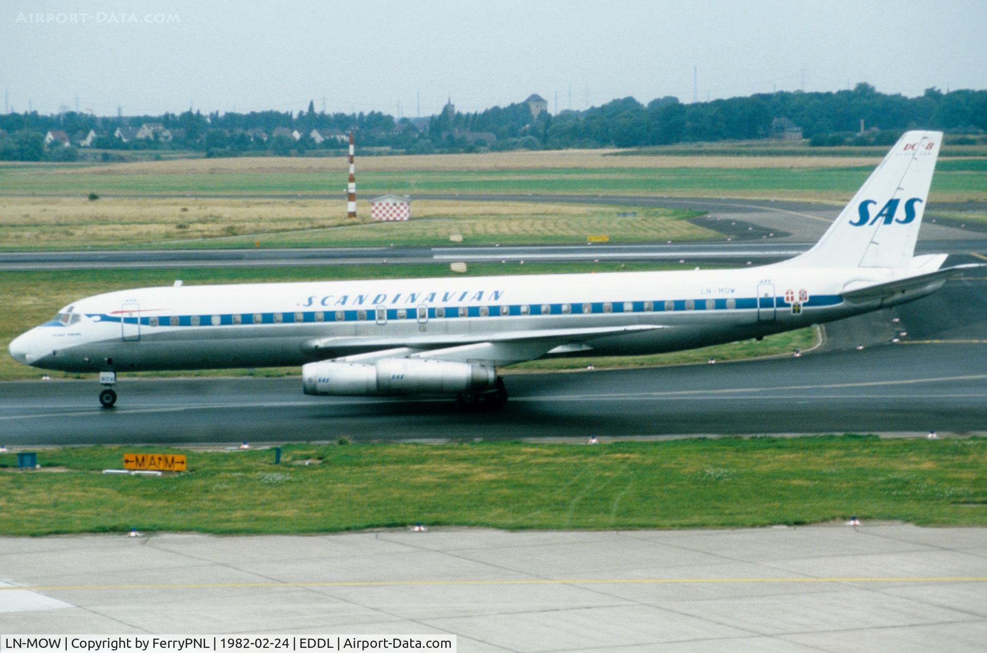 LN-MOW, 1970 Douglas DC-8-62 C/N 46131, SAS DC-8-62 technical stop in DUS