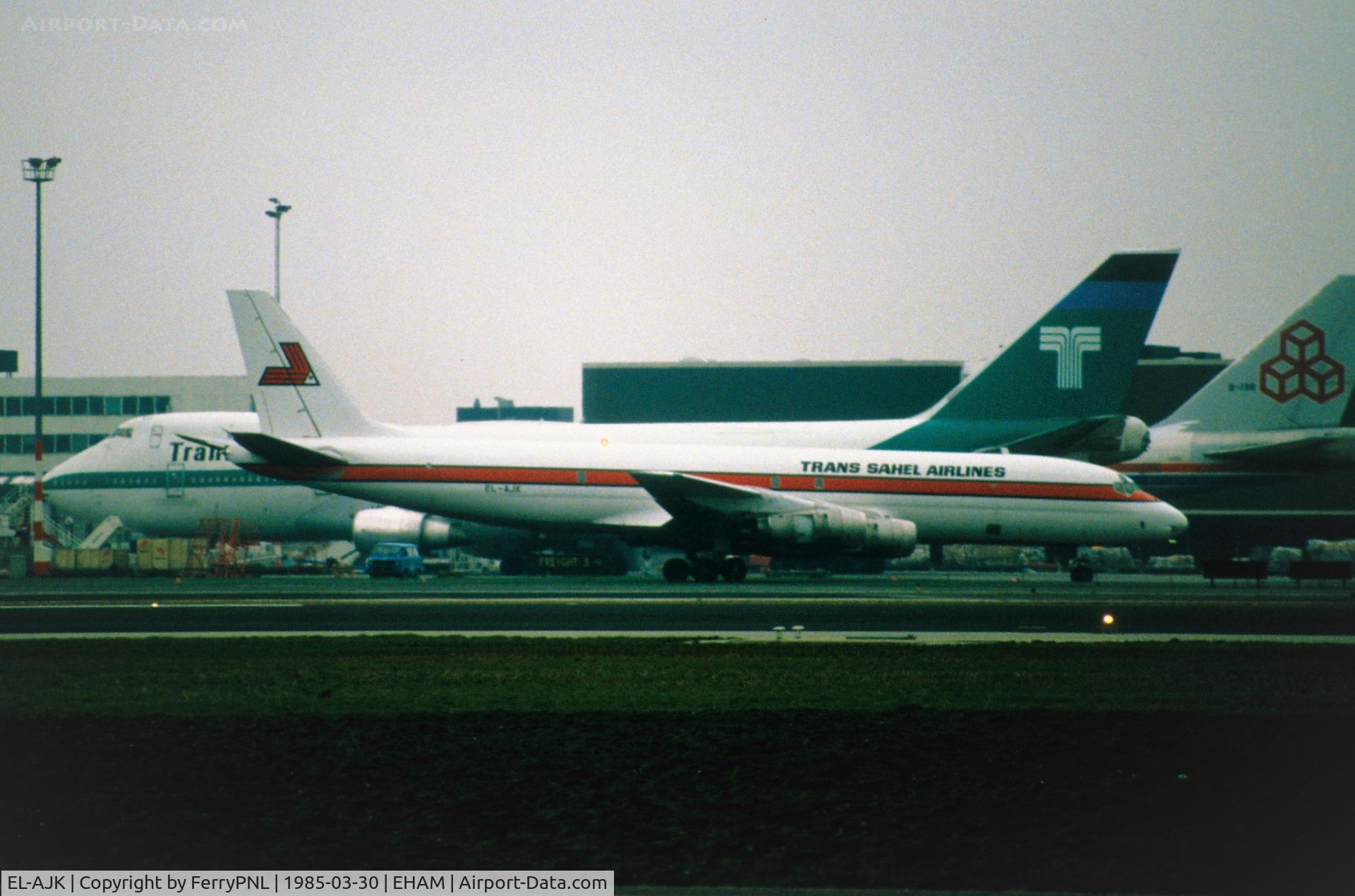 EL-AJK, 1968 Douglas DC-8-54F C/N 46012, Trans Sahel DC-8-54F