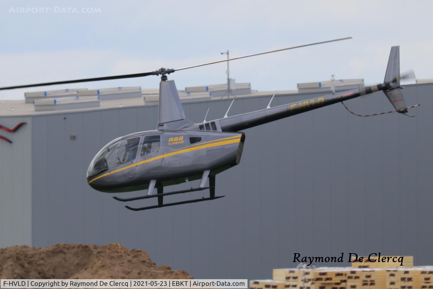 F-HVLD, 2019 Robinson R66 Turbine C/N 0912, At Wevelgem.