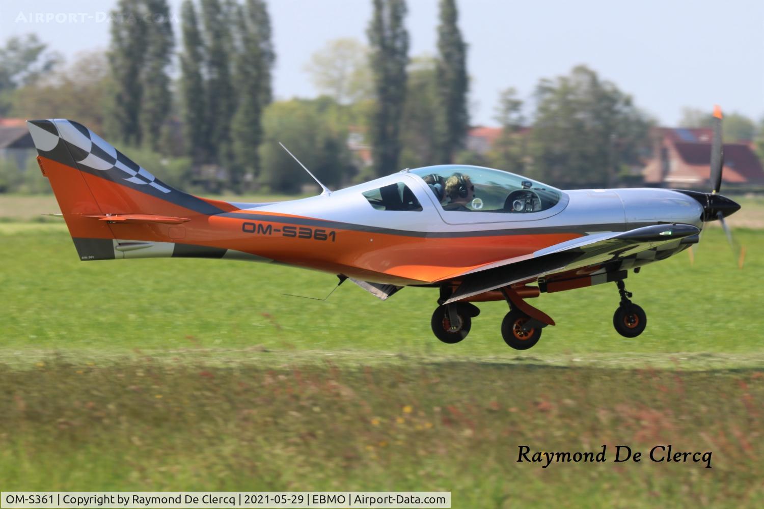 OM-S361, JMB Aircraft VL-3A Evolution C/N VL-3-361, Landing at Moorsele.