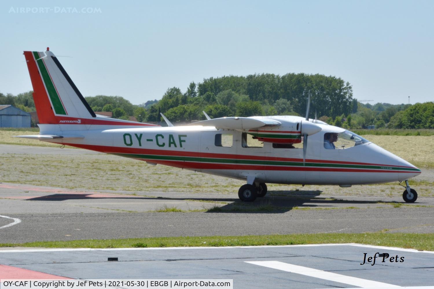 OY-CAF, 1980 Partenavia P-68B C/N 196, At Grimbergen.