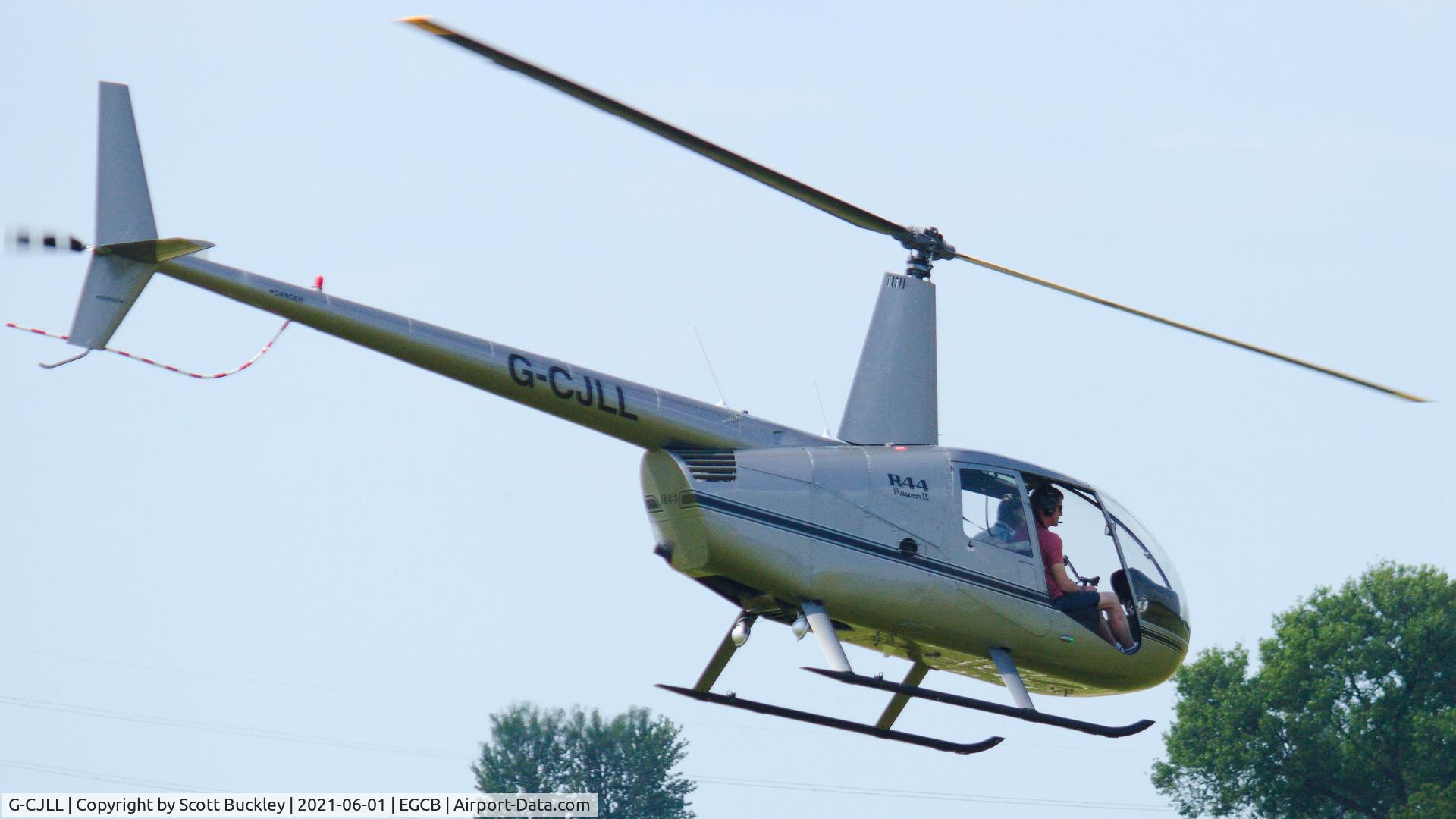 G-CJLL, 2007 Robinson R44 Raven II C/N 11588, G-CJLL at Manchester Barton