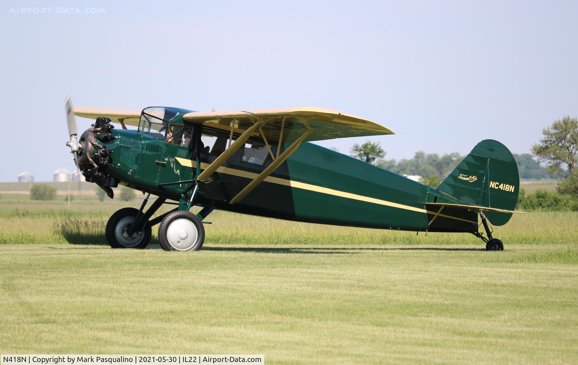 N418N, 1929 Travel Air 10-D C/N 10-2011, Travel Air 10-D