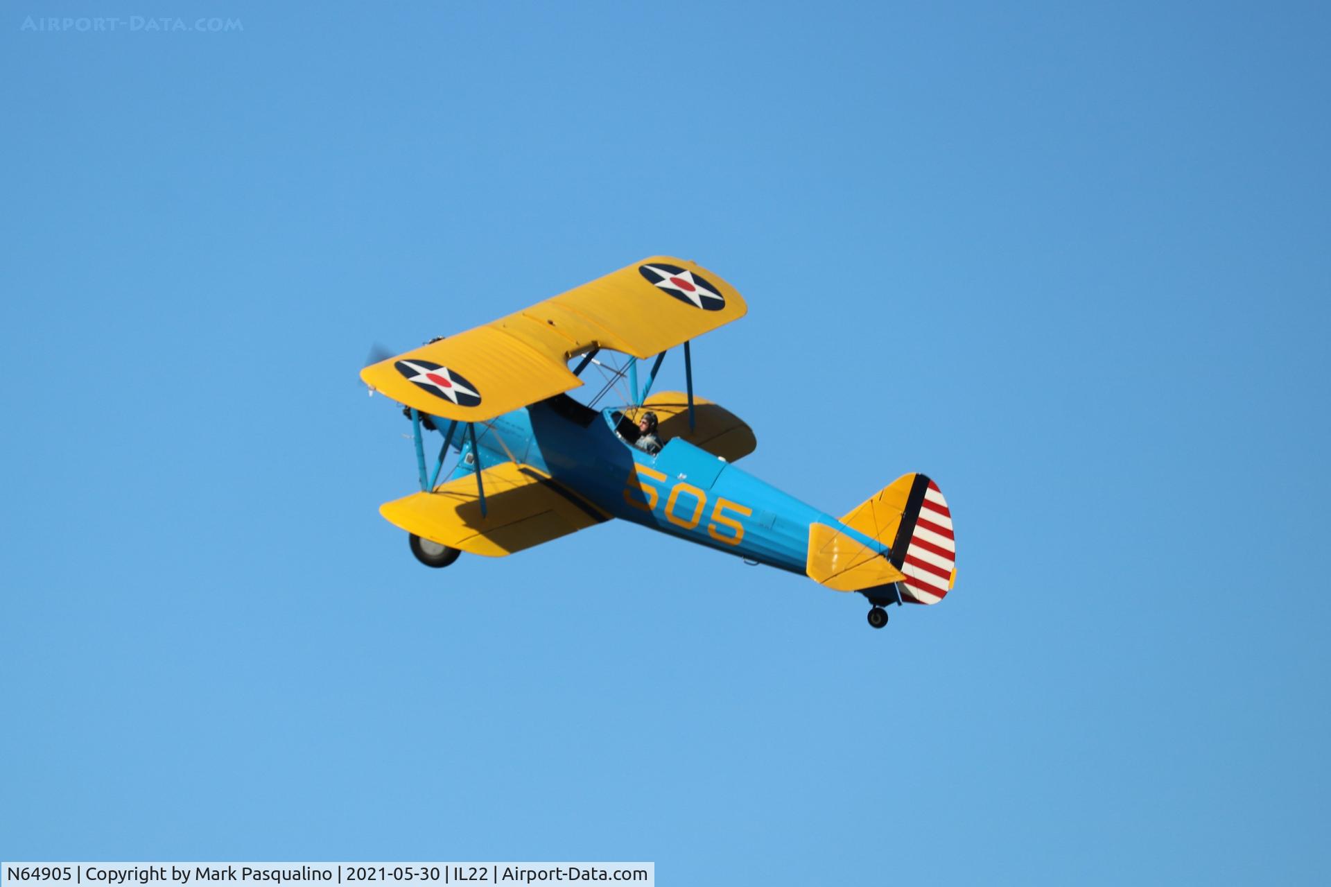 N64905, 1942 Boeing A75N1(PT17) C/N 75-4259, Stearman