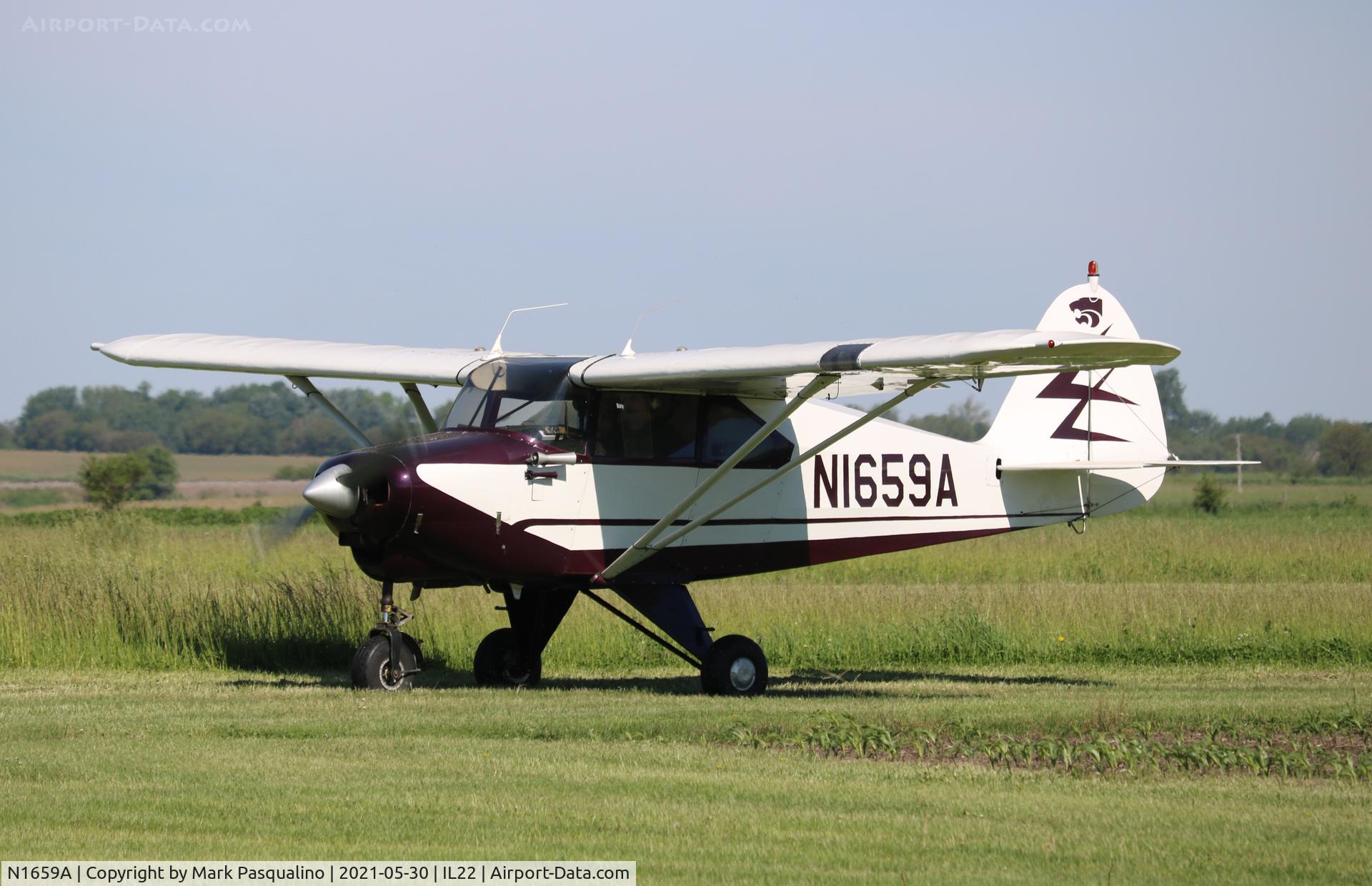 N1659A, 1952 Piper PA-22-150 Tri Pacer C/N 22-415, Piper PA-22