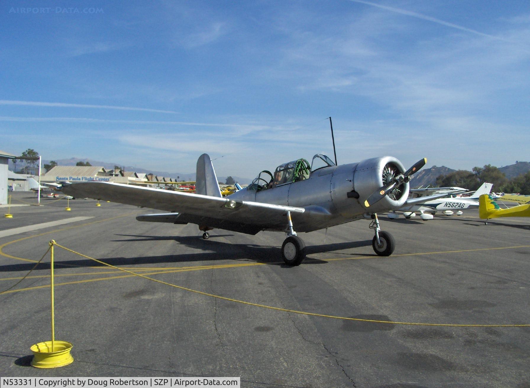 N53331, 1941 Consolidated Vultee BT-13A C/N 1491, 1941 Consolidated Vultee BT-13A VALIANT P & W R-985-AN-1 450 Hp Wasp Jr.