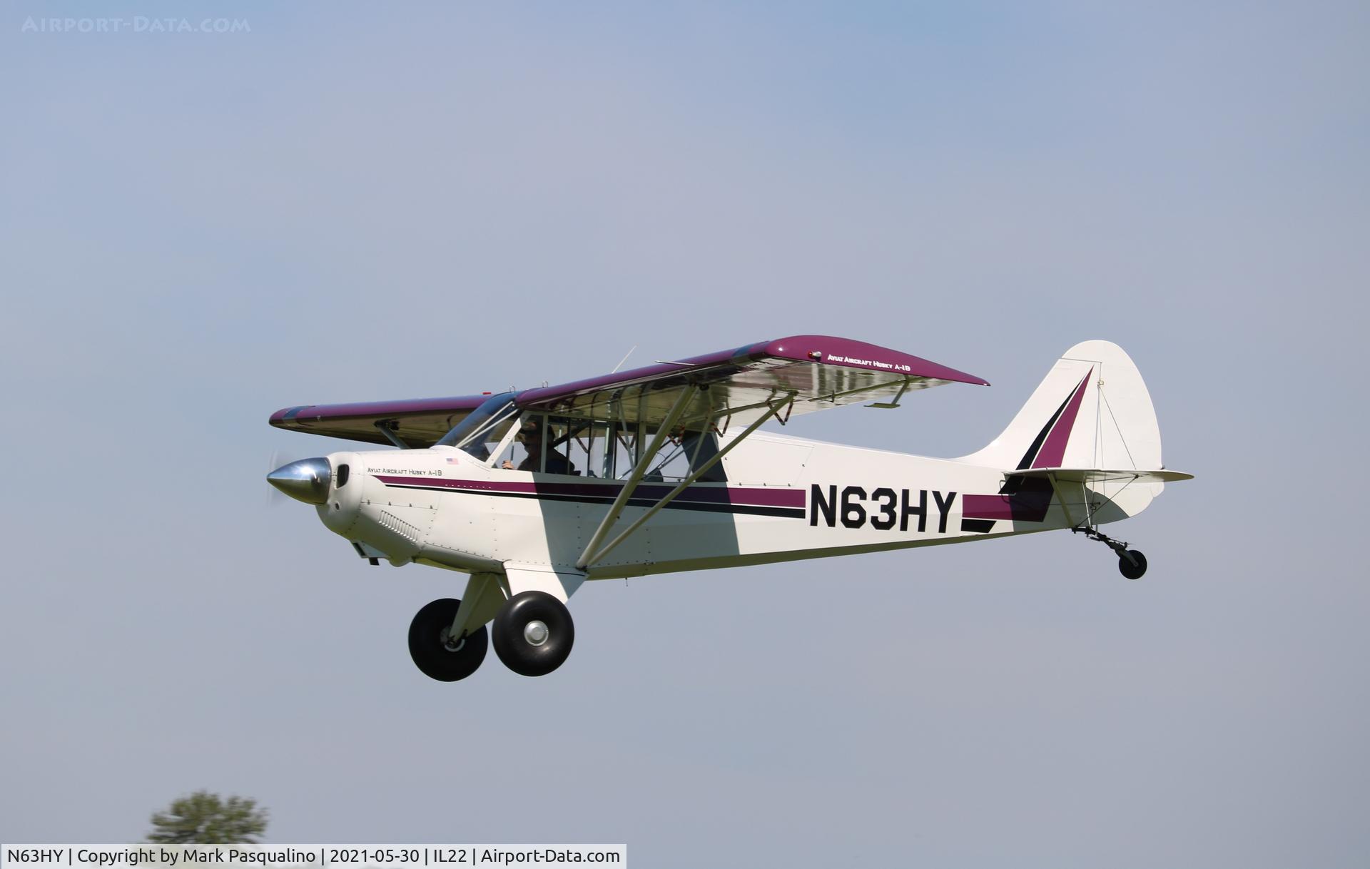 N63HY, 2001 Aviat A-1B Husky C/N 2173, Aviat A-1B
