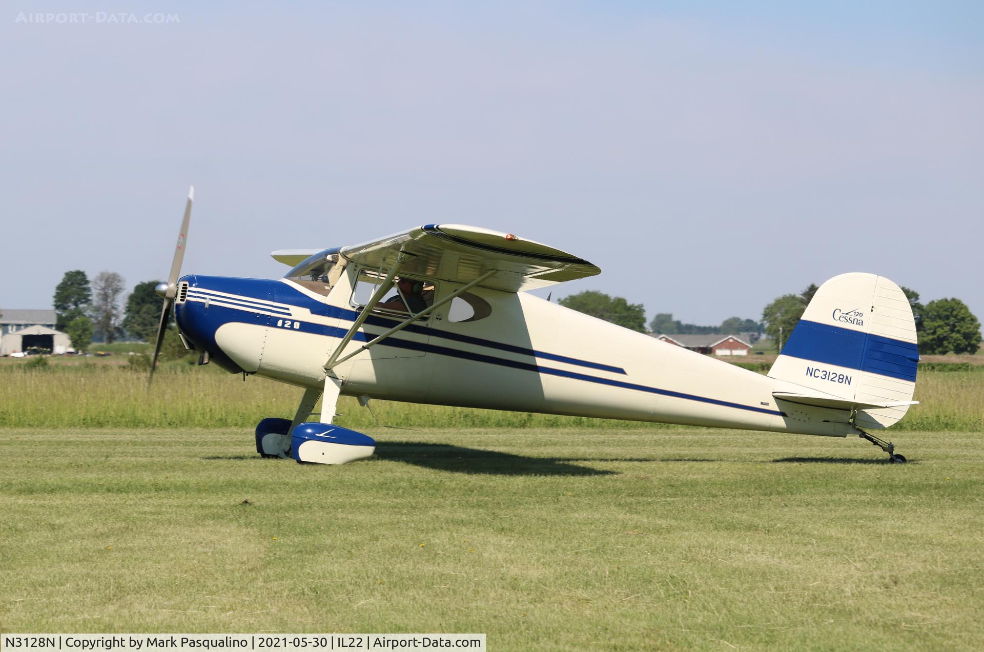 N3128N, 1947 Cessna 120 C/N 13386, Cessna 120