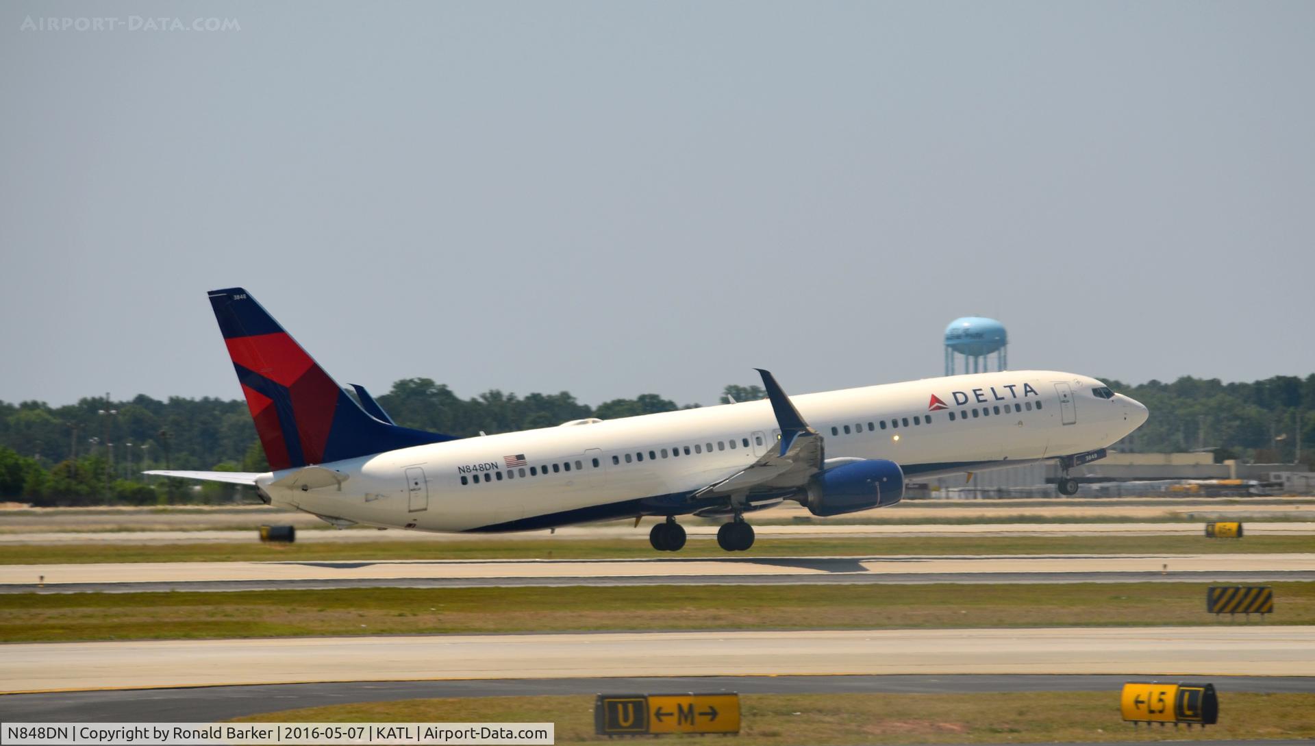 N848DN, 2015 Boeing 737-932/ER C/N 31959, Airborne Atlanta