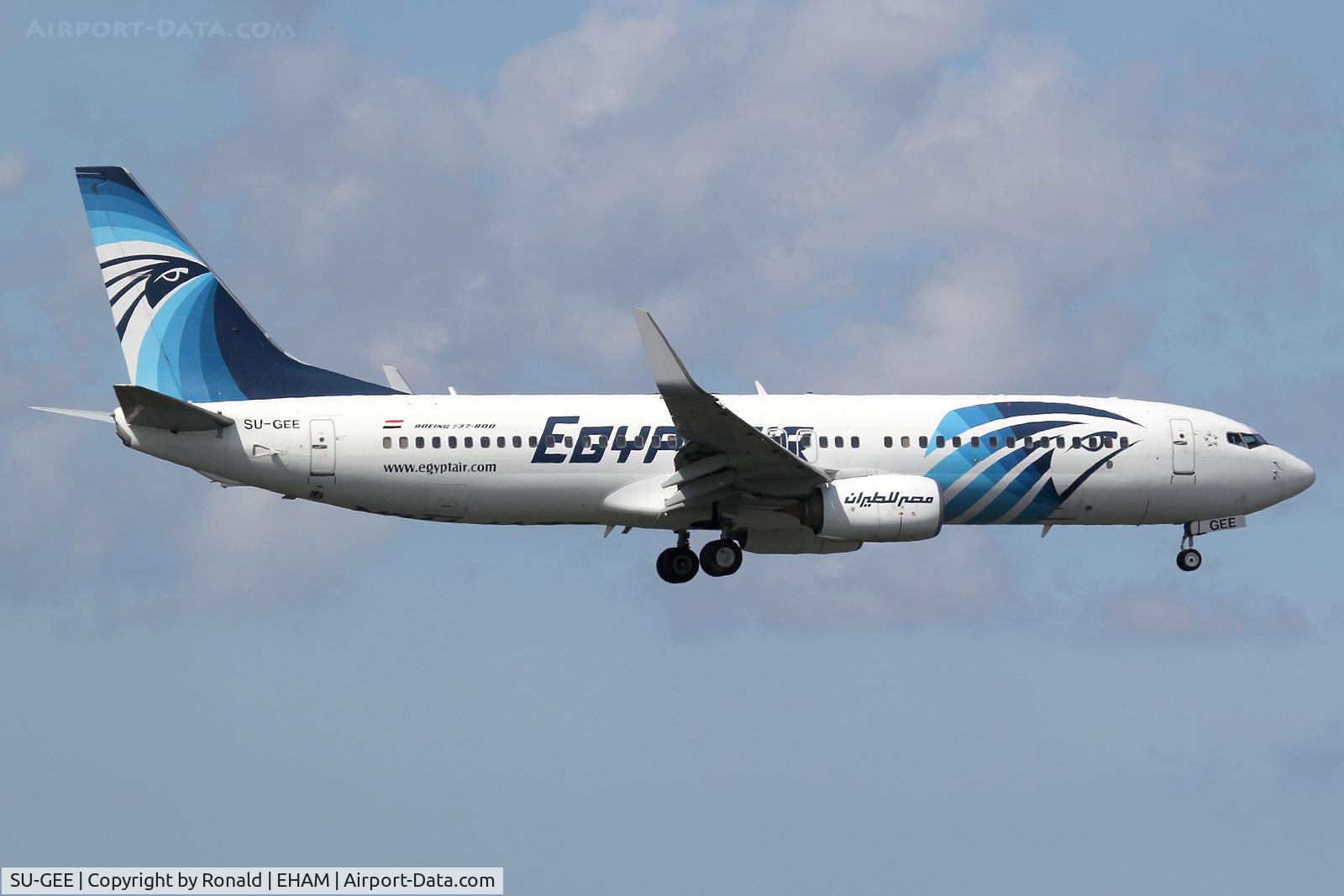 SU-GEE, 2012 Boeing 737-866 C/N 40803, at spl