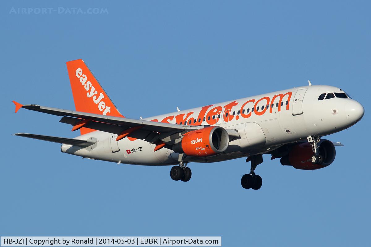HB-JZI, 2004 Airbus A319-111 C/N 2245, at bru