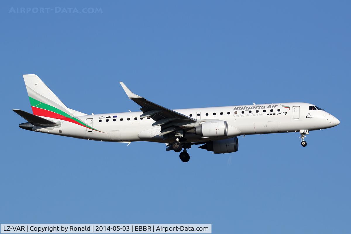 LZ-VAR, 2012 Embraer 190AR (ERJ-190-100IGW) C/N 19000496, at bru