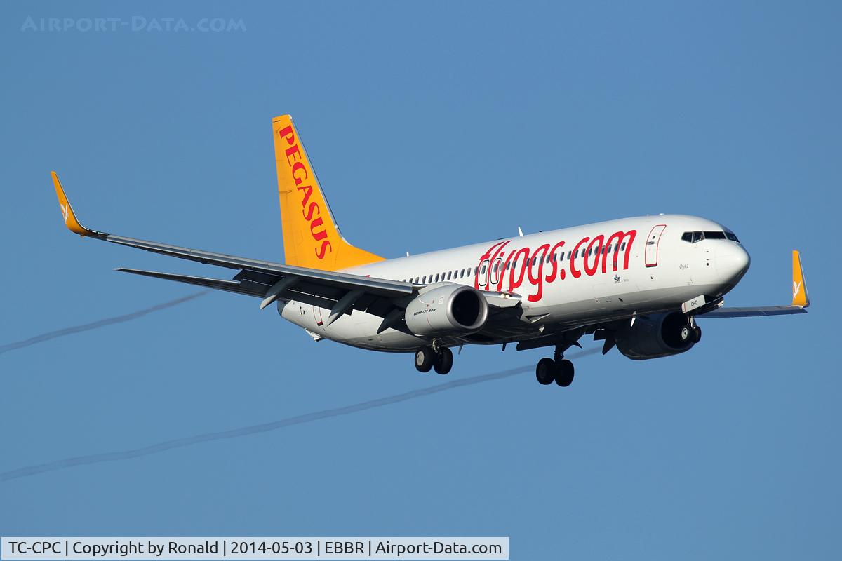 TC-CPC, 2012 Boeing 737-82R C/N 40878, at bru