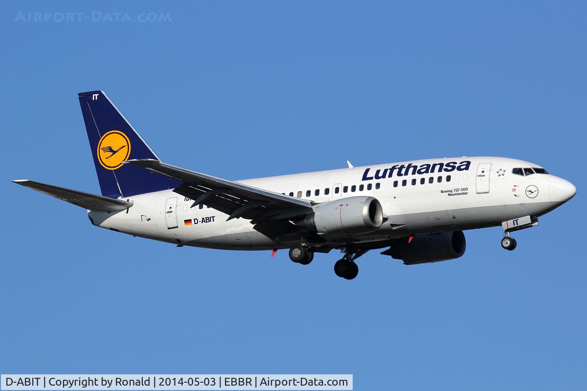 D-ABIT, 1991 Boeing 737-530 C/N 24943, at bru