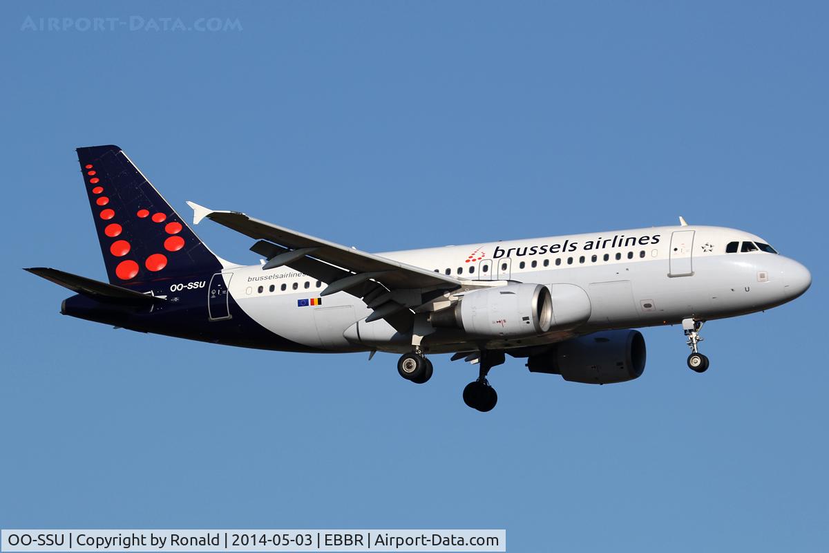 OO-SSU, 2004 Airbus A319-111 C/N 2230, at bru
