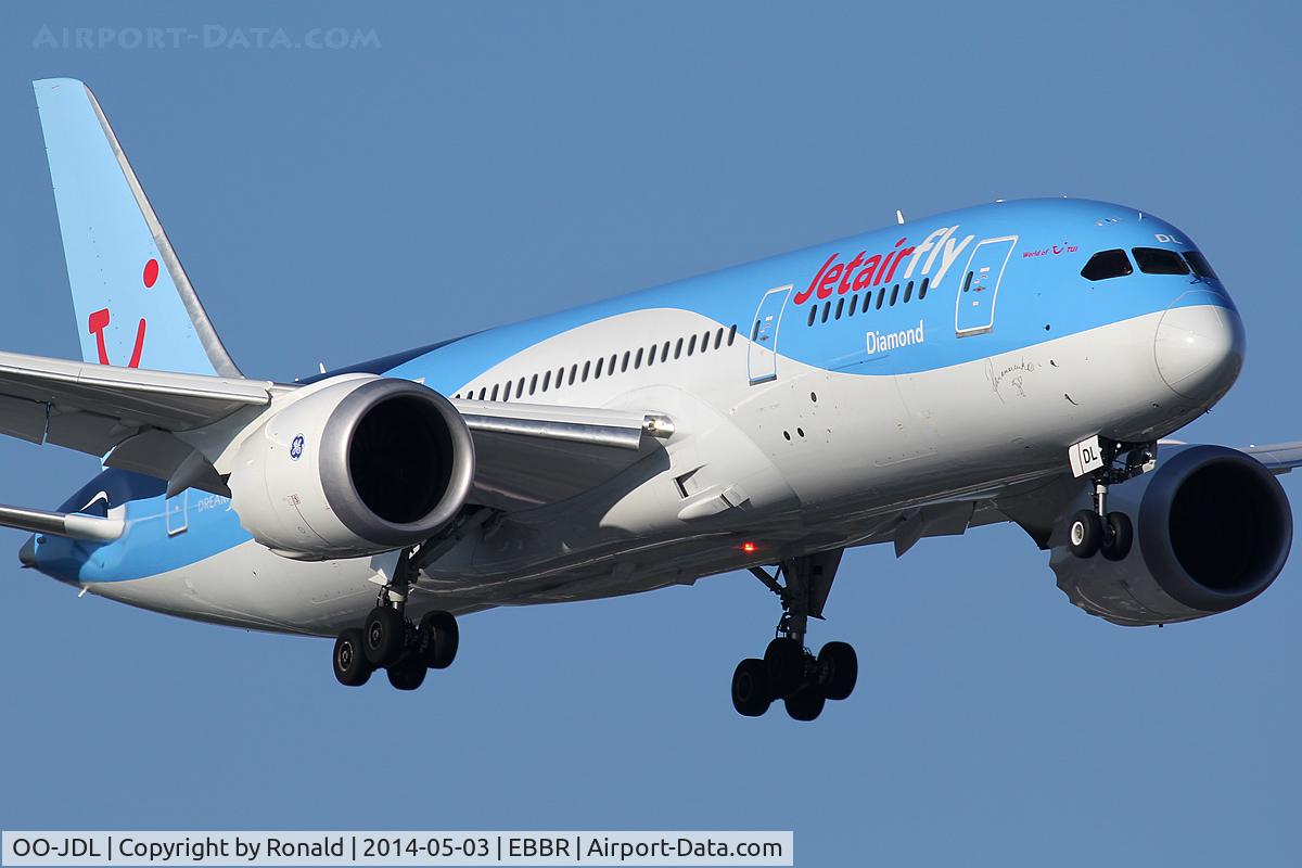 OO-JDL, 2013 Boeing 787-8 Dreamliner C/N 34425, at bru