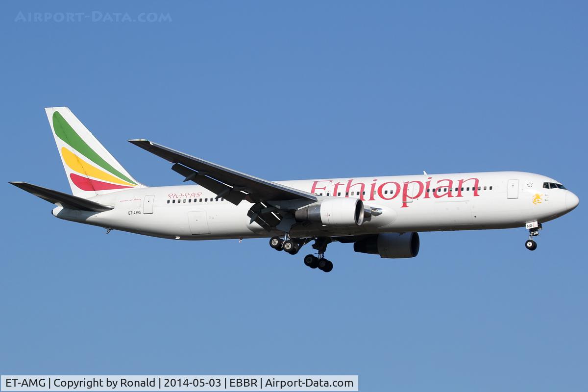 ET-AMG, 2000 Boeing 767-3BG/ER C/N 30566, at bru