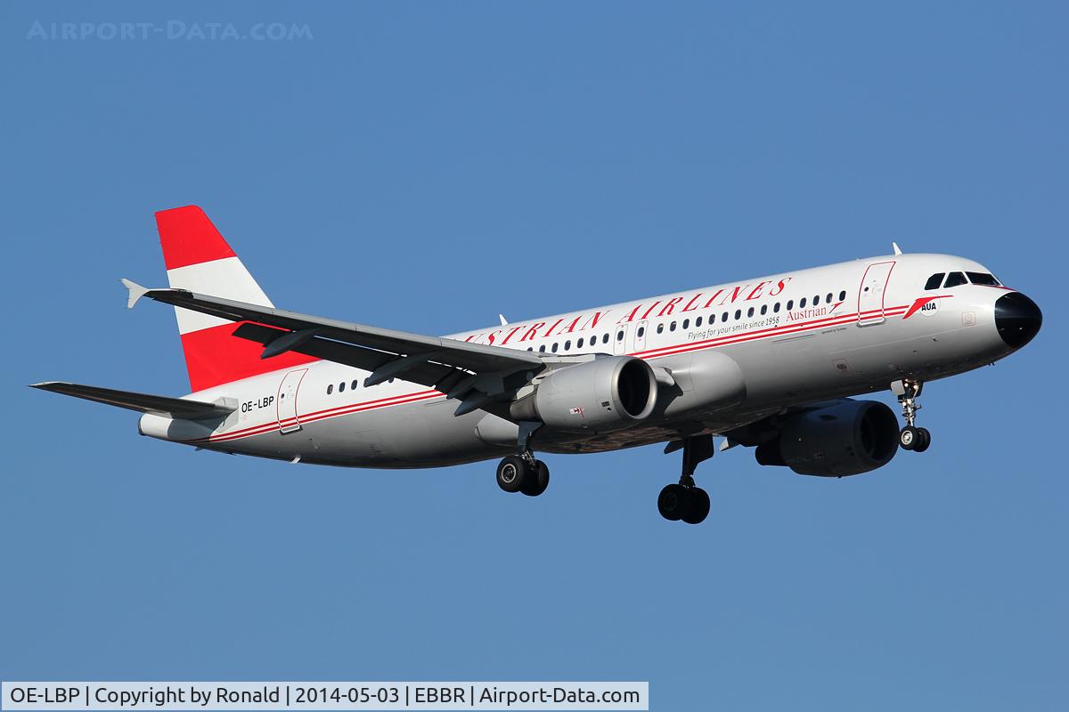 OE-LBP, 1998 Airbus A320-214 C/N 797, at bru