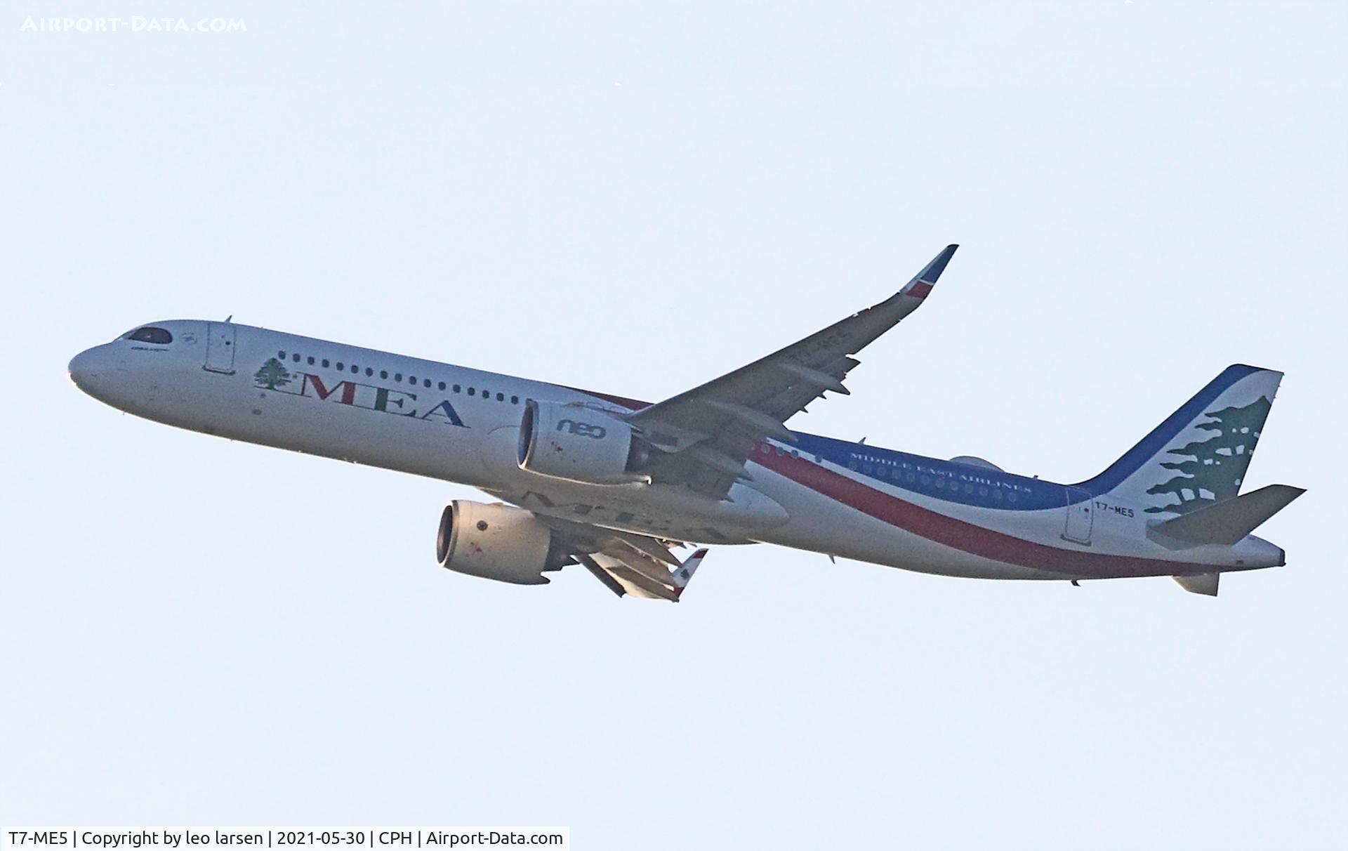 T7-ME5, 2020 Airbus A321-271NX C/N 10147, Copenhagen 30.5.2021