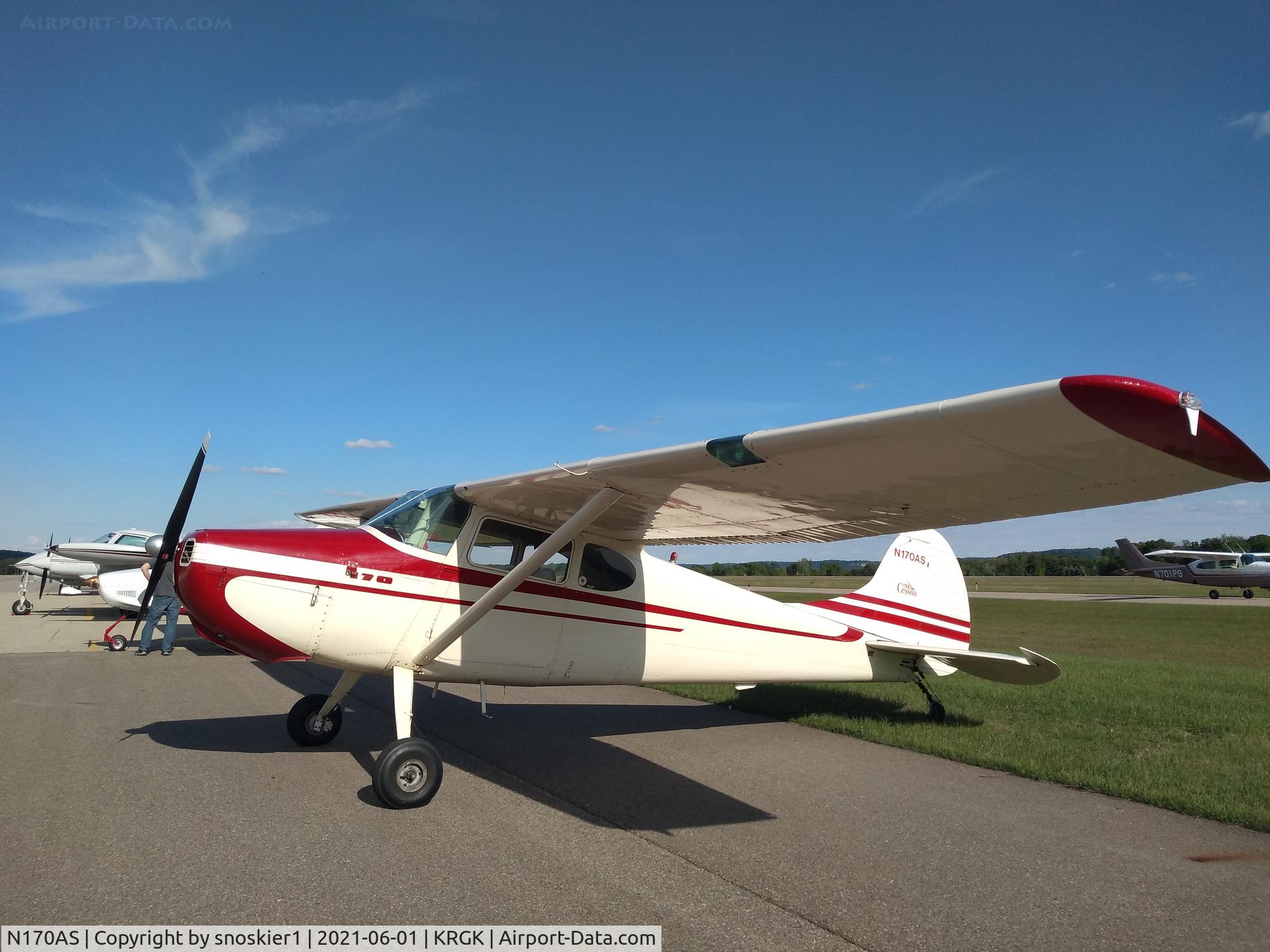 N170AS, 1950 Cessna 170A C/N 19824, Wisconsin Flying Hamburger Social