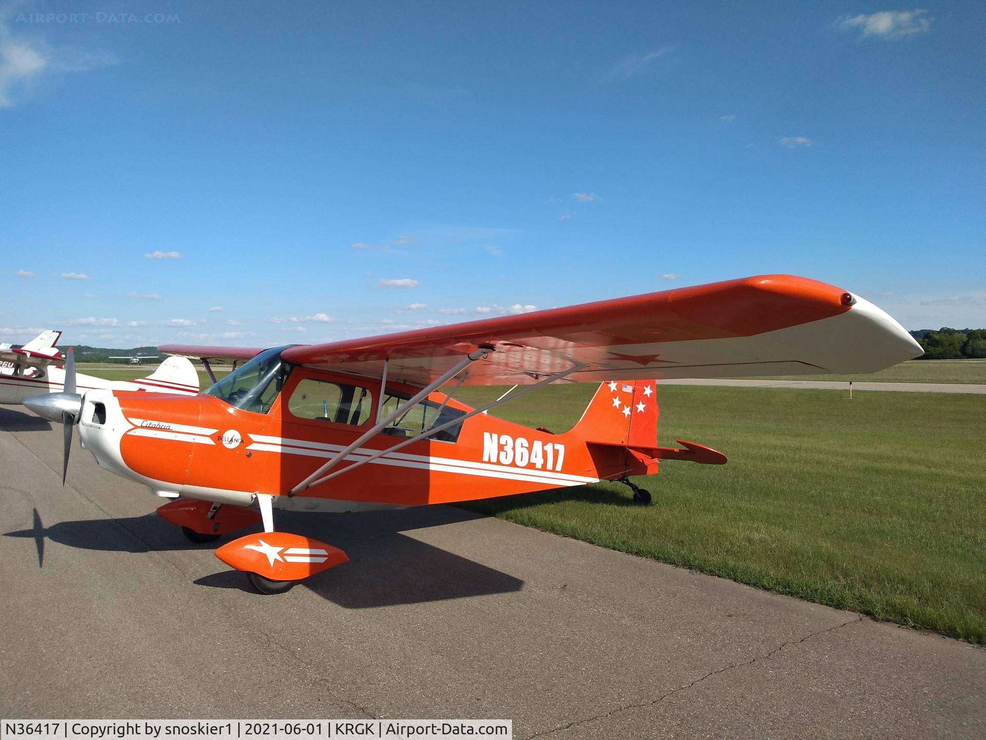 N36417, 1973 Bellanca 7GCBC C/N 575-73, Wisconsin Flying Hamburger Social