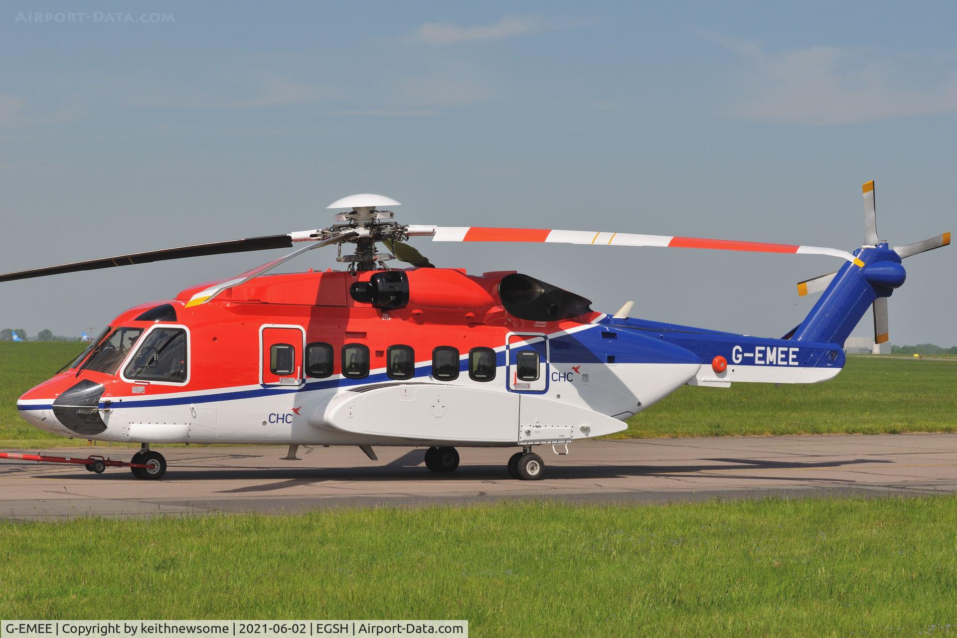 G-EMEE, 2011 Sirkorsky S-92A C/N 920158, Removed from spray shop, formerly G-CHHF.