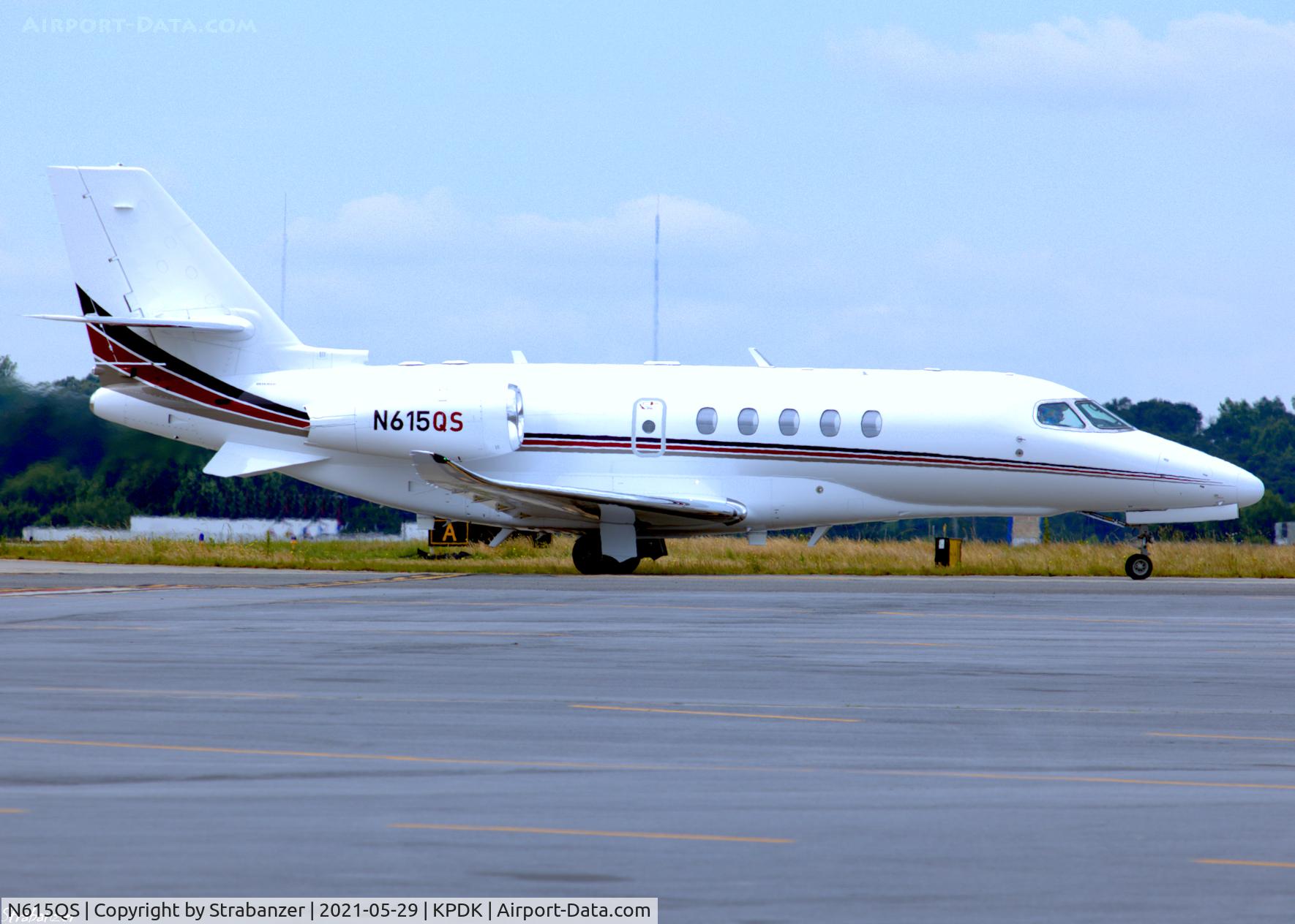 N615QS, 2021 Cessna 680A Citation Latitude C/N 680A-0267, Arriving from Concord-Padgett Regional (KJQF)
