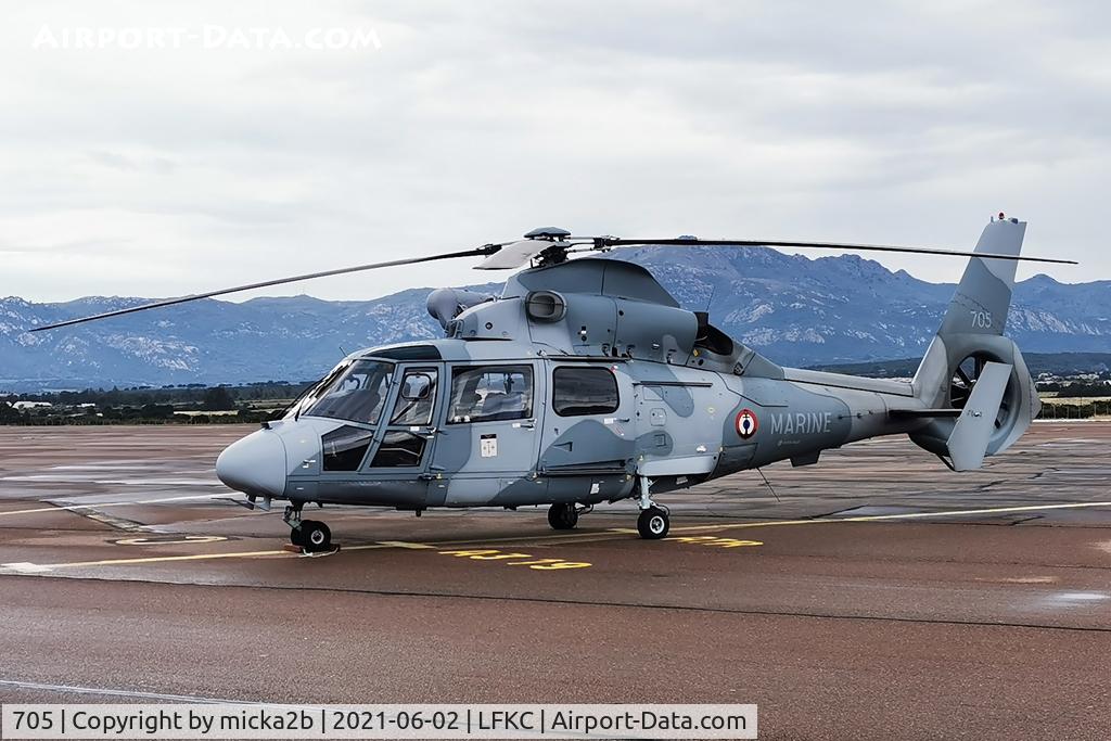 705, Eurocopter AS-365N-3 Dauphin 2 C/N 6705, Parked