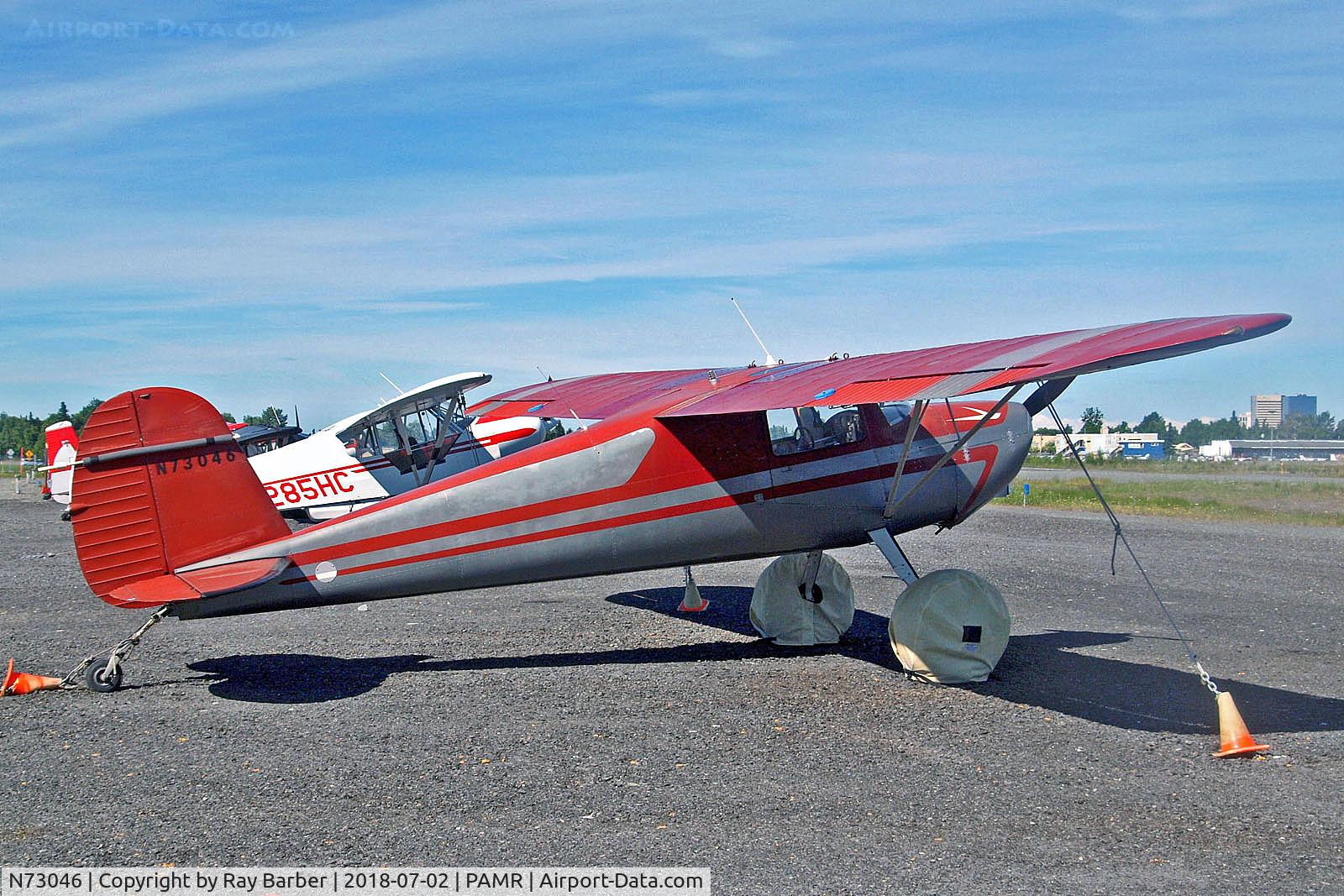 N73046, 1946 Cessna 120 C/N 10254, N73046   Cessna 120[10254] Anchorage-Merrill Field~N 02/07/2018