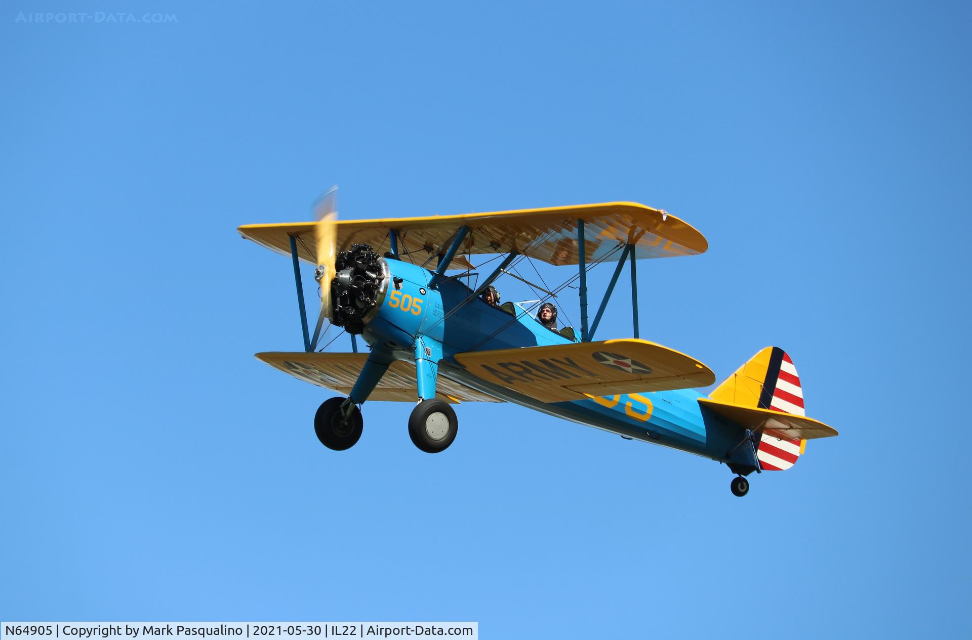 N64905, 1942 Boeing A75N1(PT17) C/N 75-4259, Stearman